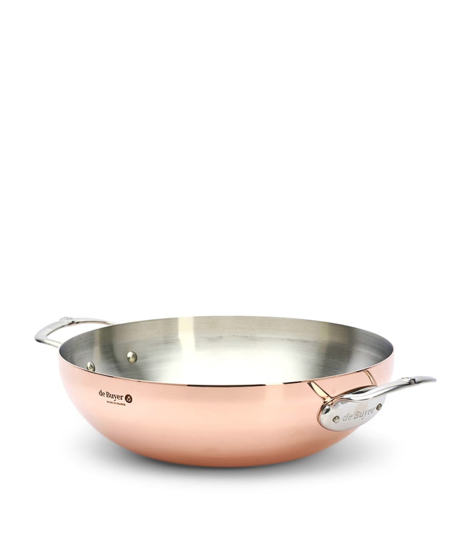 De Buyer Copper Prima Matera Wok (32cm) Copper Image 4