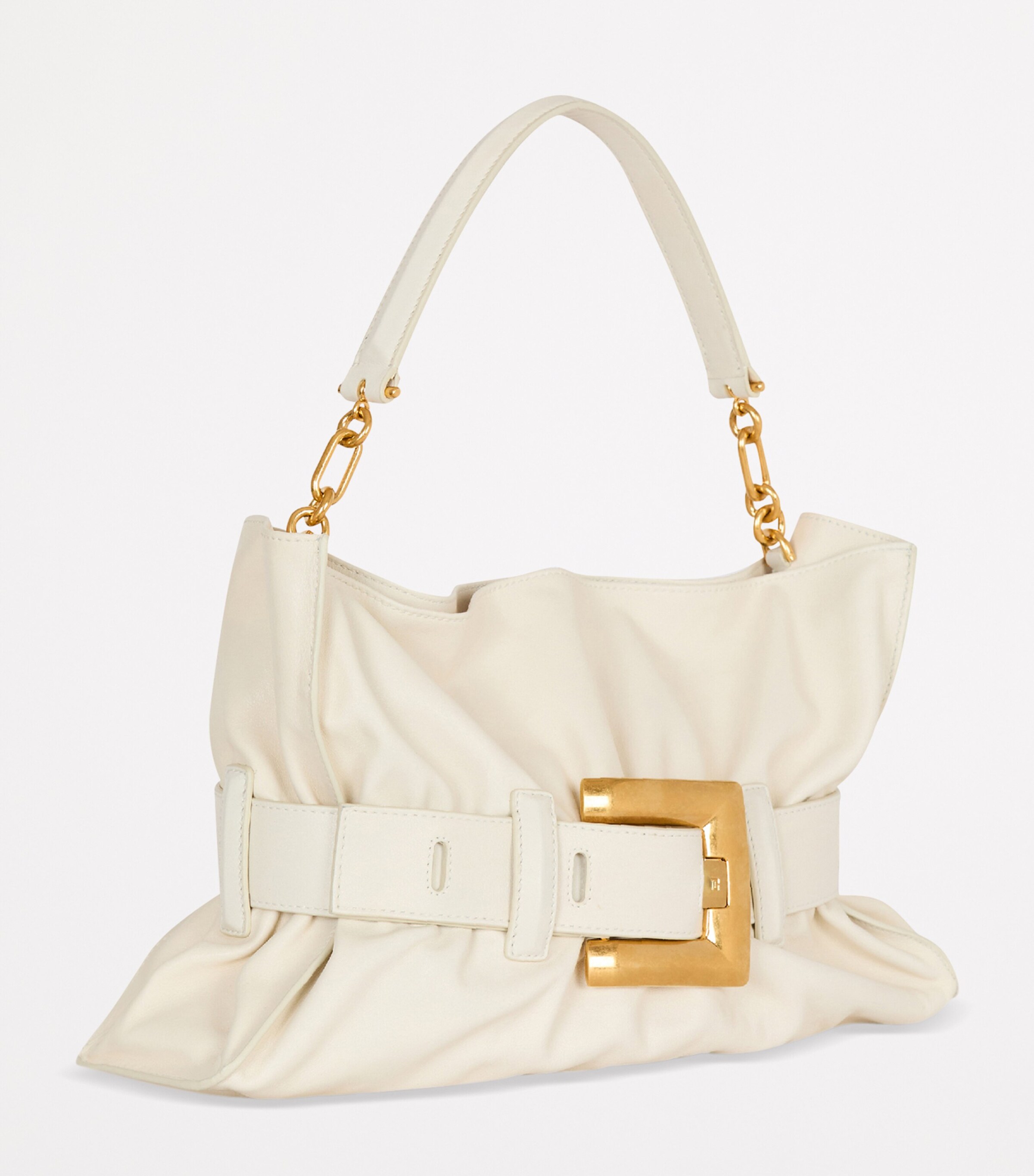 Medium Leather Anthem Shoulder Bag 0DA CREME Image 7