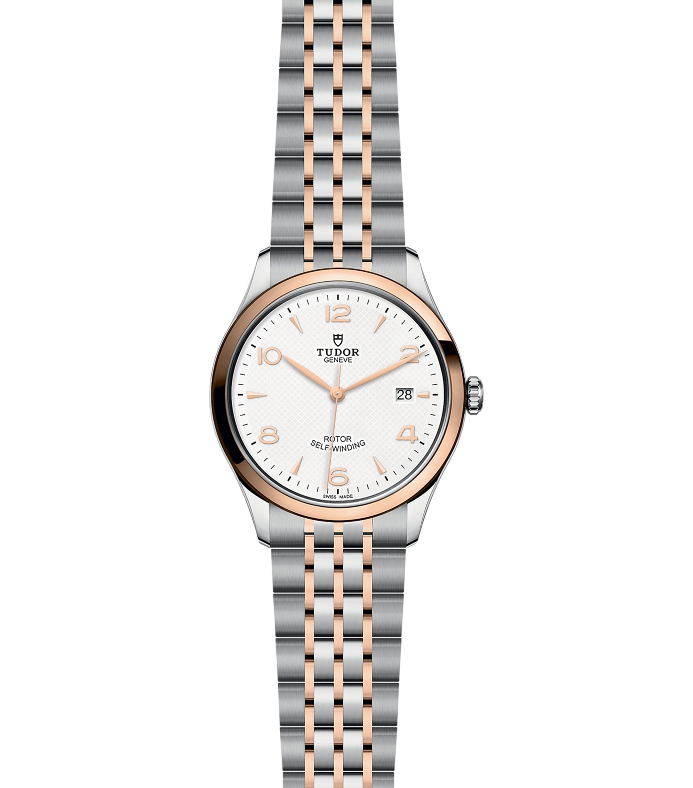 1926 Stainless Steel and Rose Gold Watch 39mm WHITE Image 4