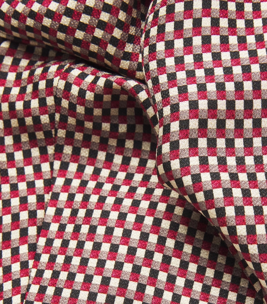 Check Print Sahel Trousers RUBY COMBO Image 5