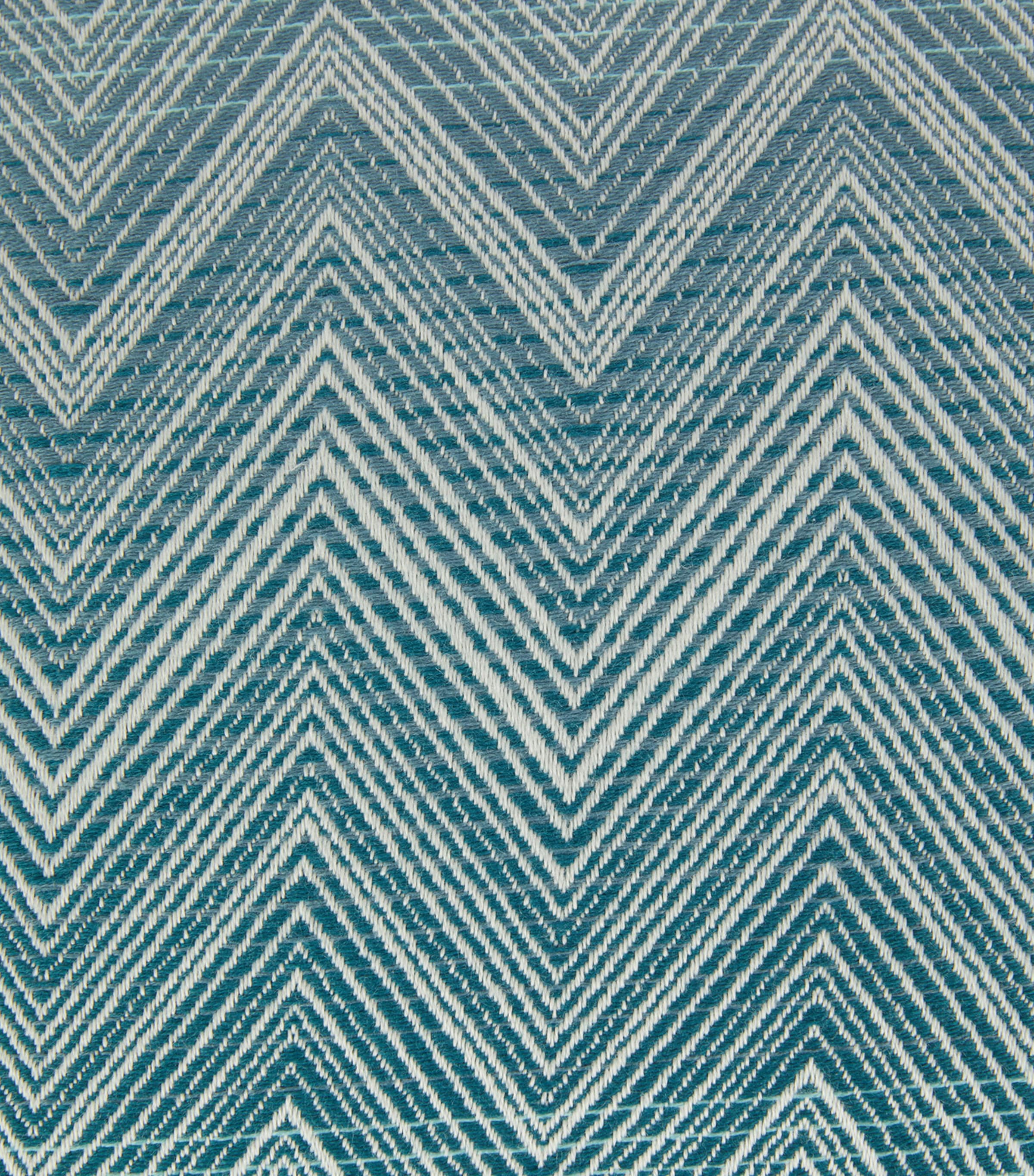 Merino Wool Timmy Throw (130cm x 190cm) 741-TEAL/WHITE Image 2