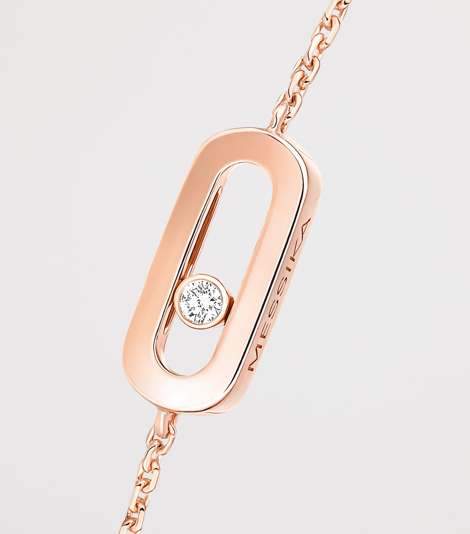 Messika Messika Care(s) Rose Gold and Diamond Children's Bracelet Pink Gold Image 3
