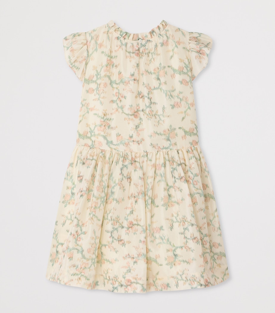Silk Frilled Chrissy Dress (10-14 Years) FL VERT Image 2