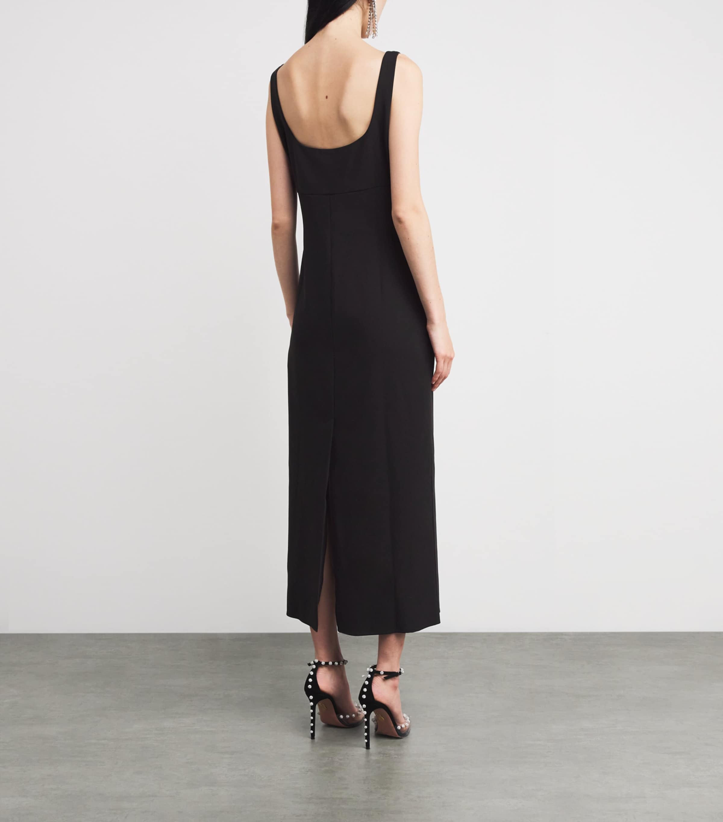 Embellished Heart Maxi Dress BLACK Image 4