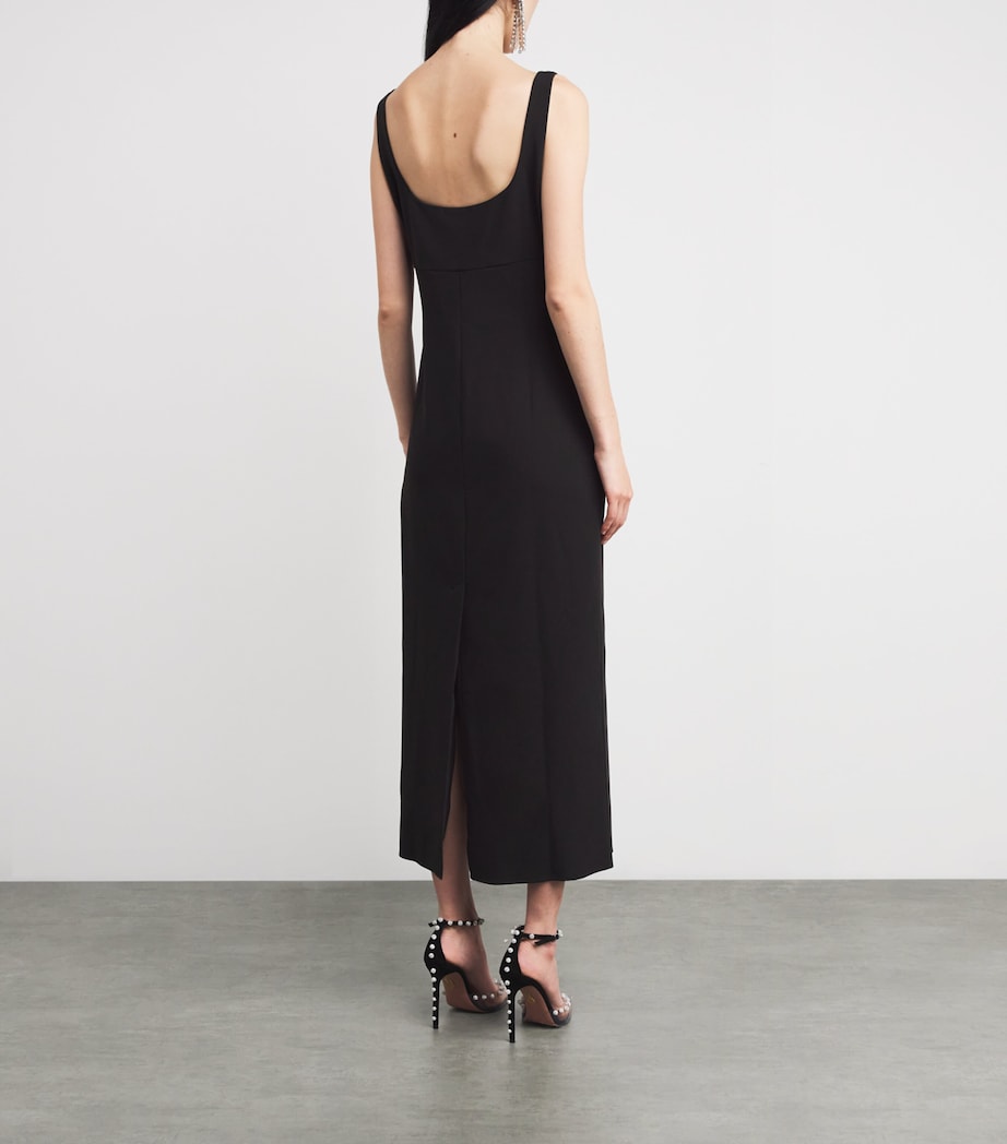 Embellished Heart Maxi Dress BLACK Image 4