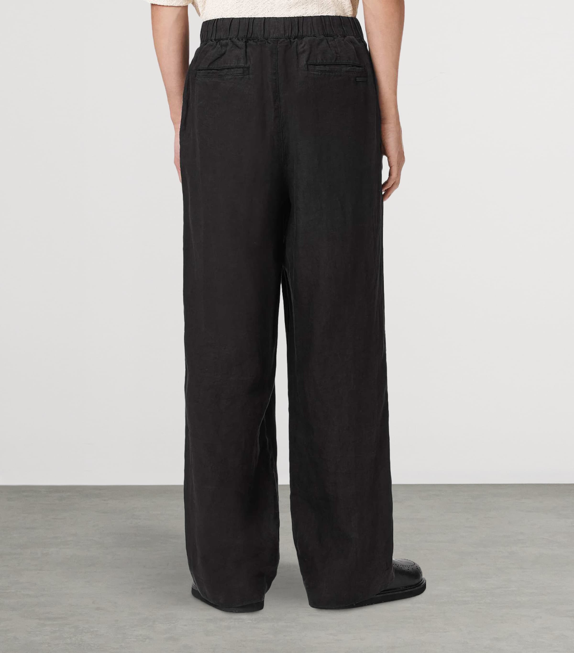 Linen Sharp Trousers SHADED BLACK Image 4