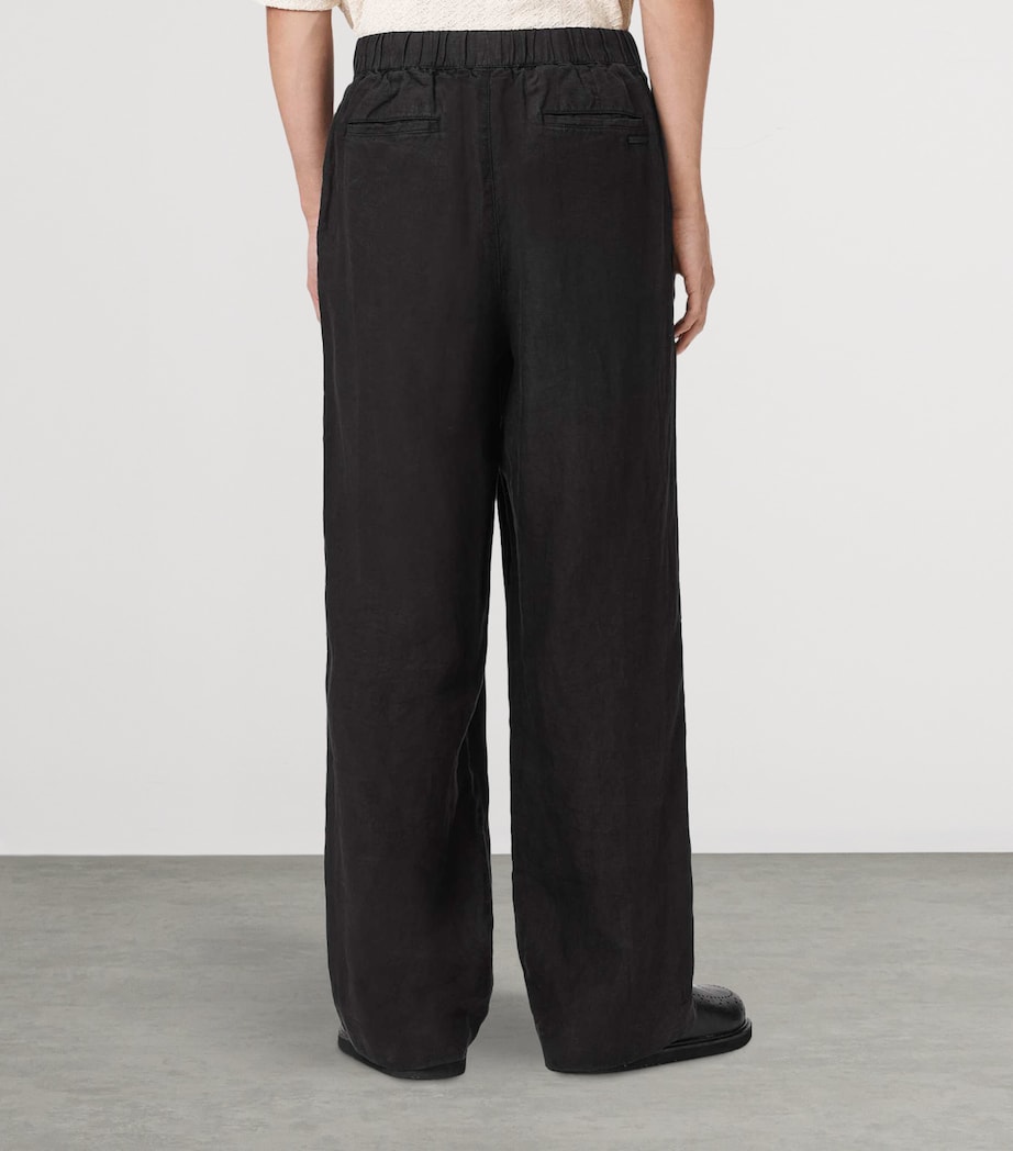 Linen Sharp Trousers SHADED BLACK Image 4