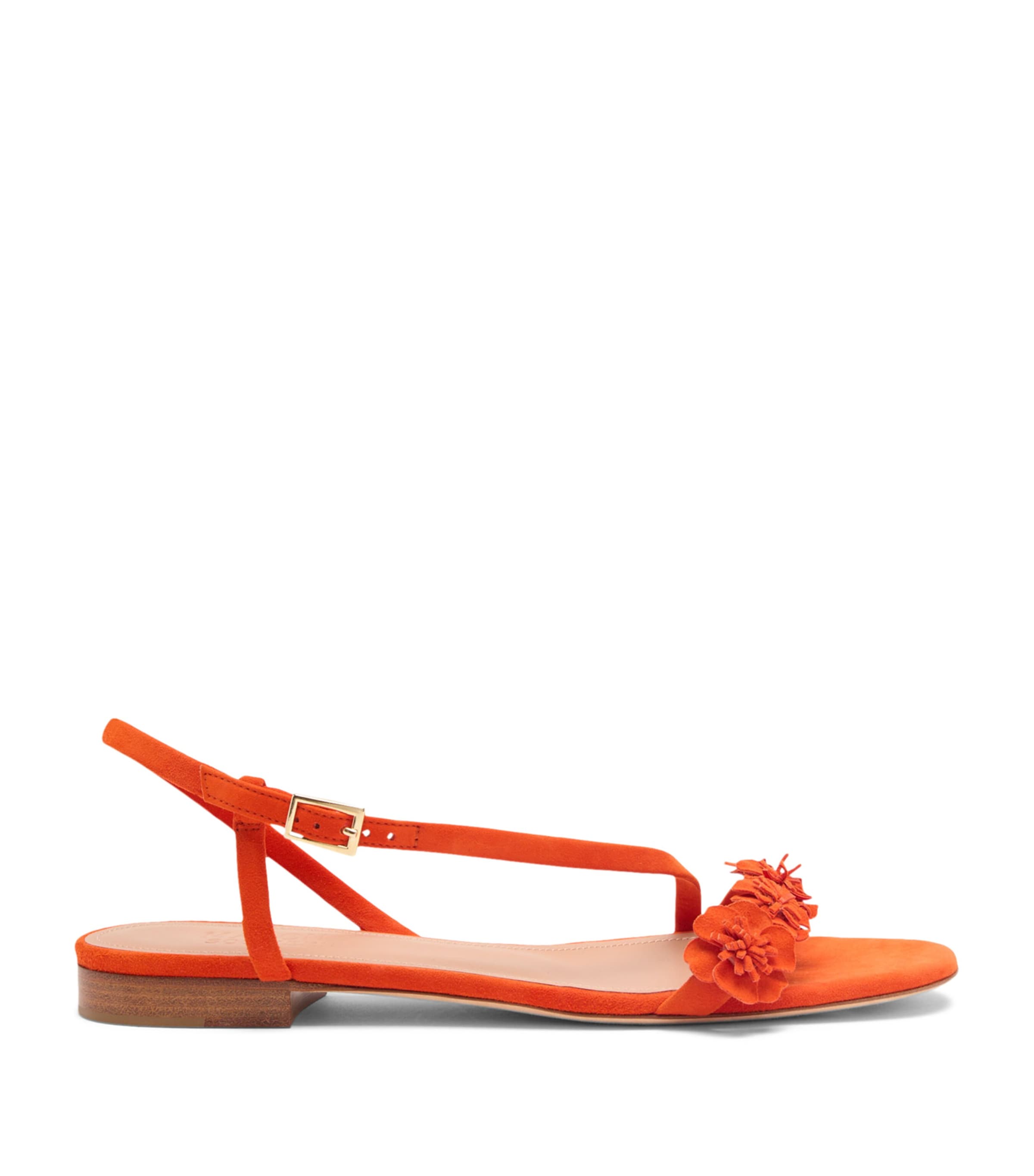 Malone Souliers Suede Serra Sandals Marigold Image 1