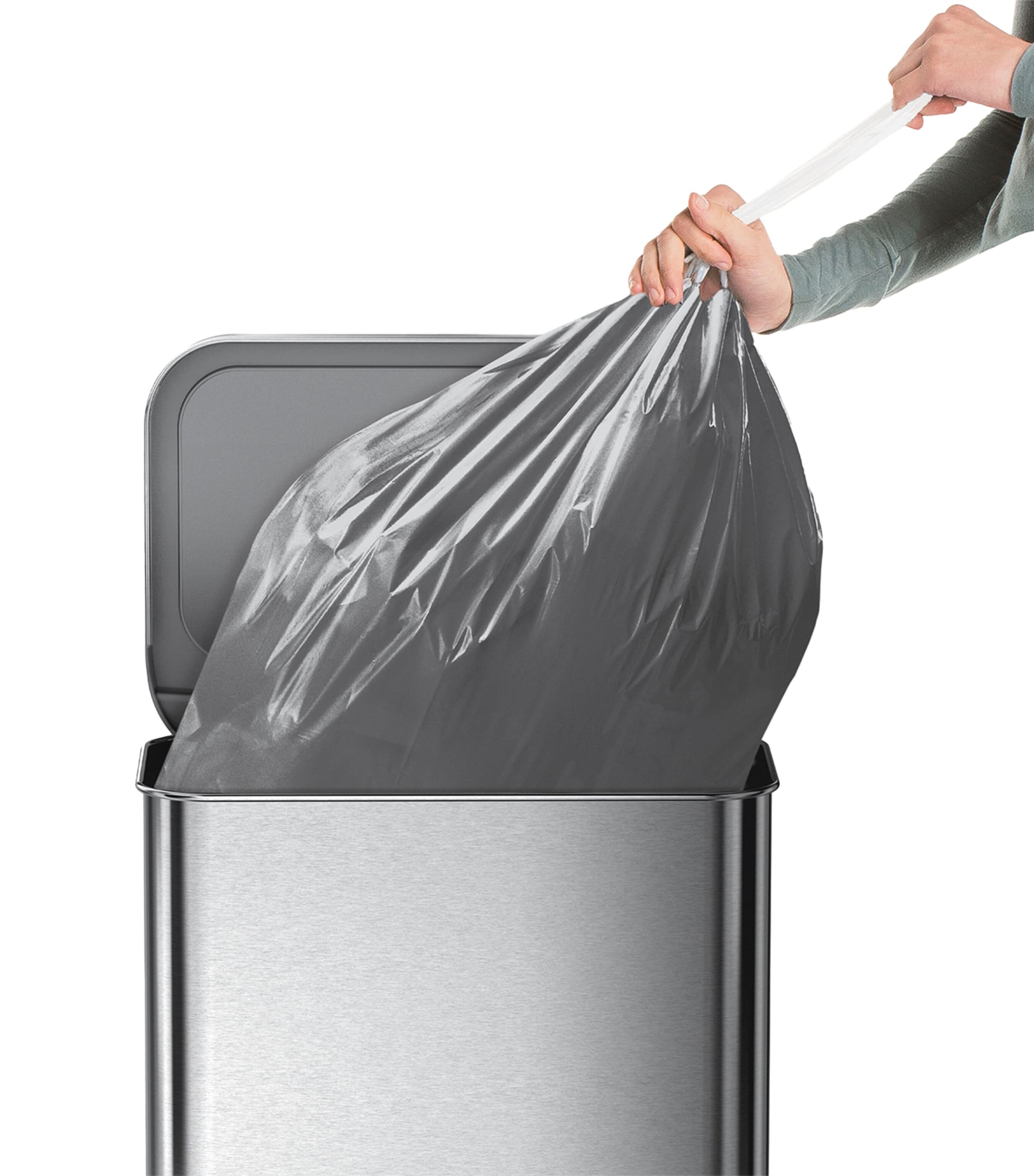 Custom Fit Code H Bin Liners (Pack of 40) BLACK Image 2