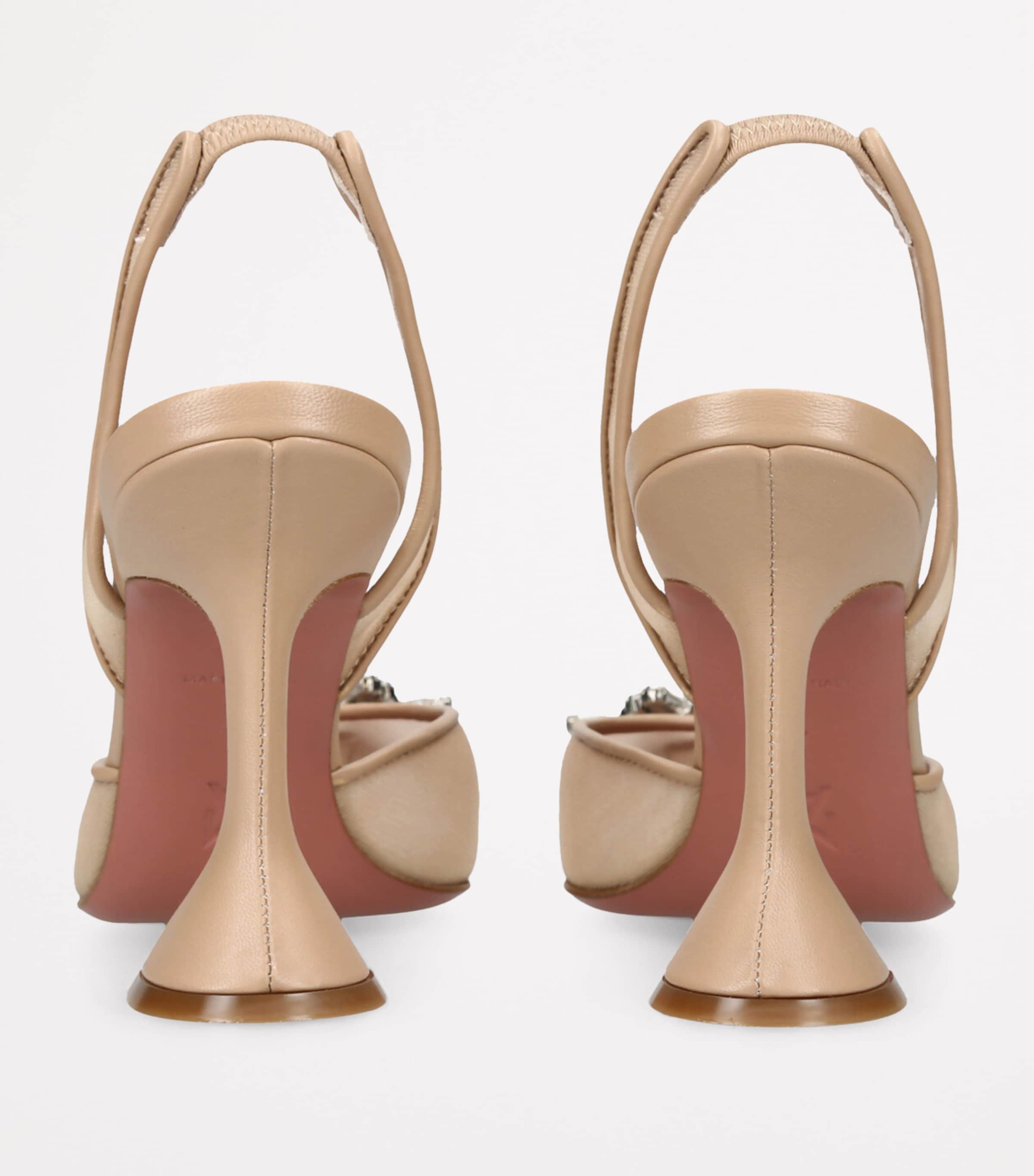 Mesh Begum Slingback Pumps 95 BEIGE Image 2