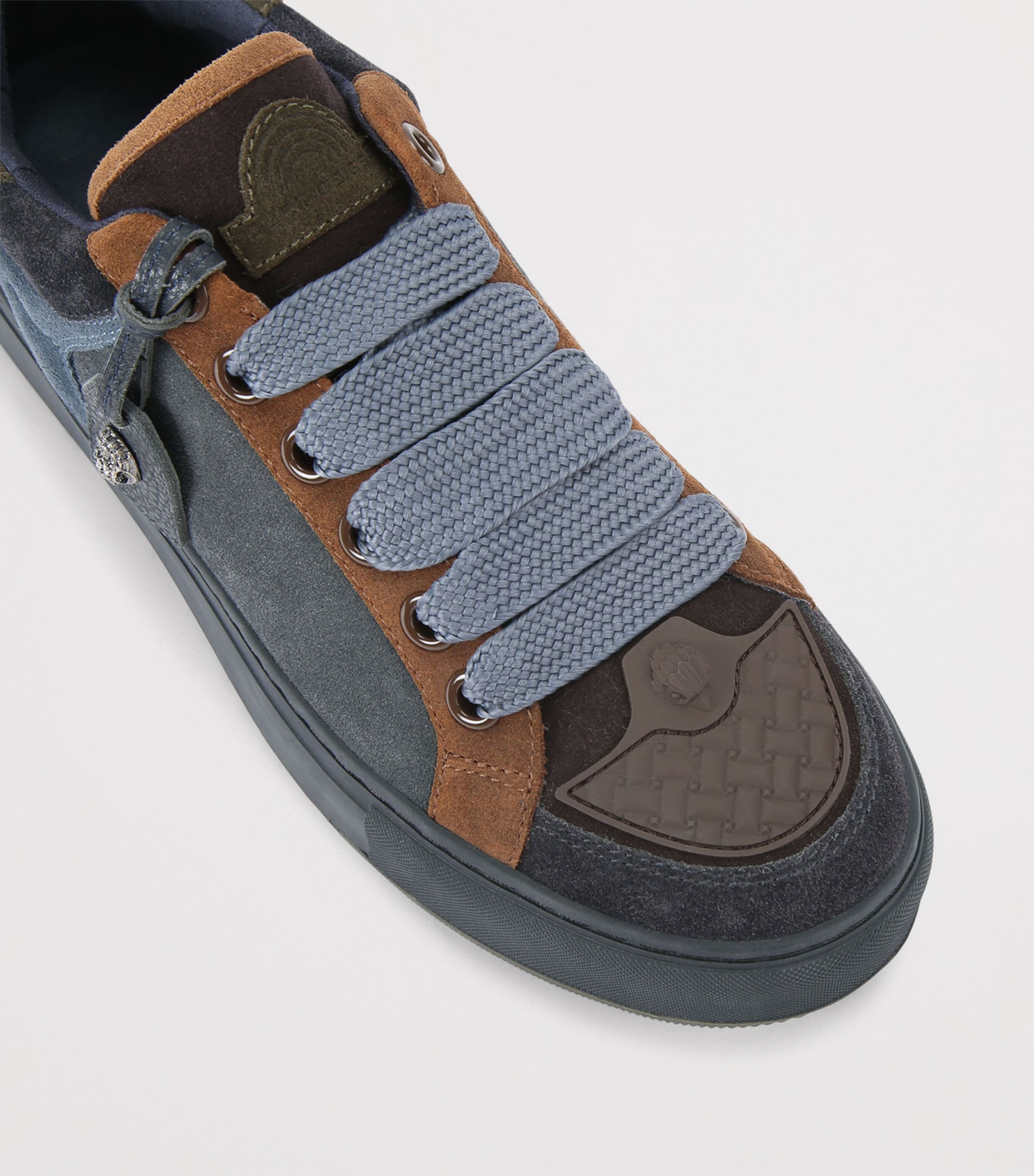 Kurt Geiger London Suede Southbank Tag Sneakers Blue/drk.c Image 3