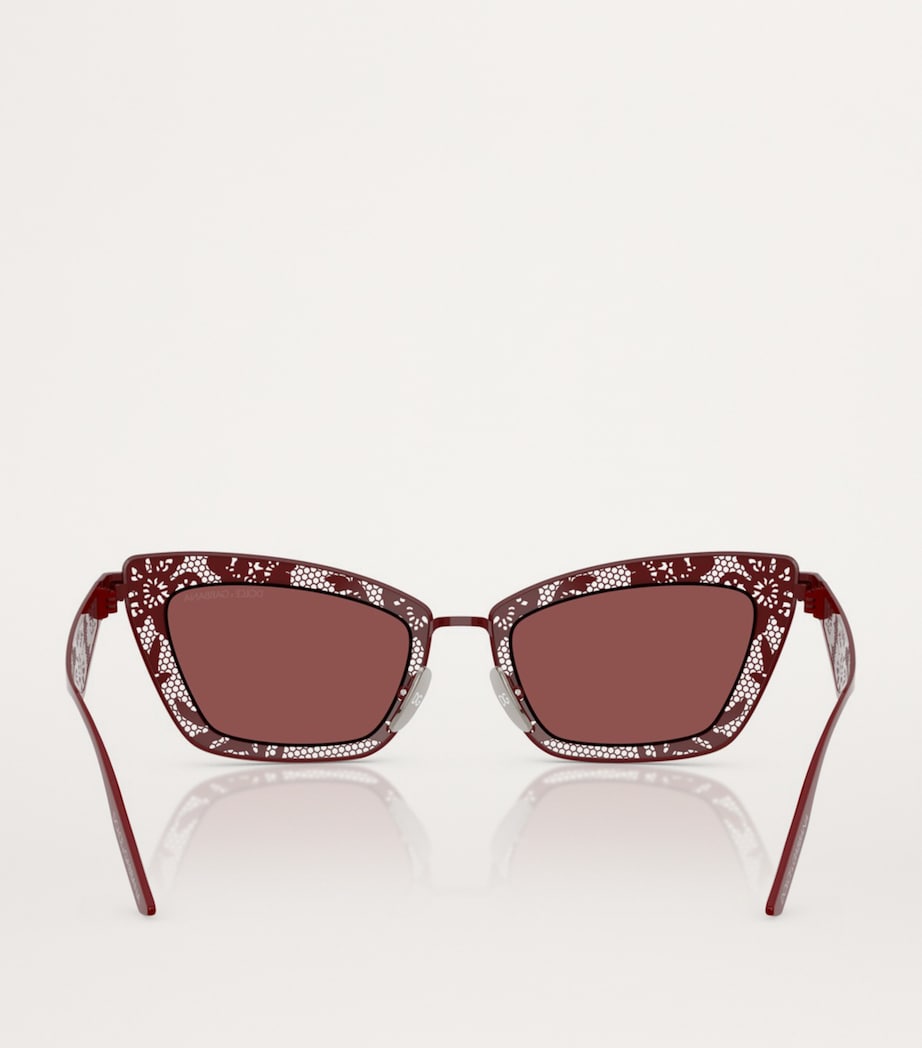 Dolce&Gabbana Steel Rectangular Sunglasses Image 4