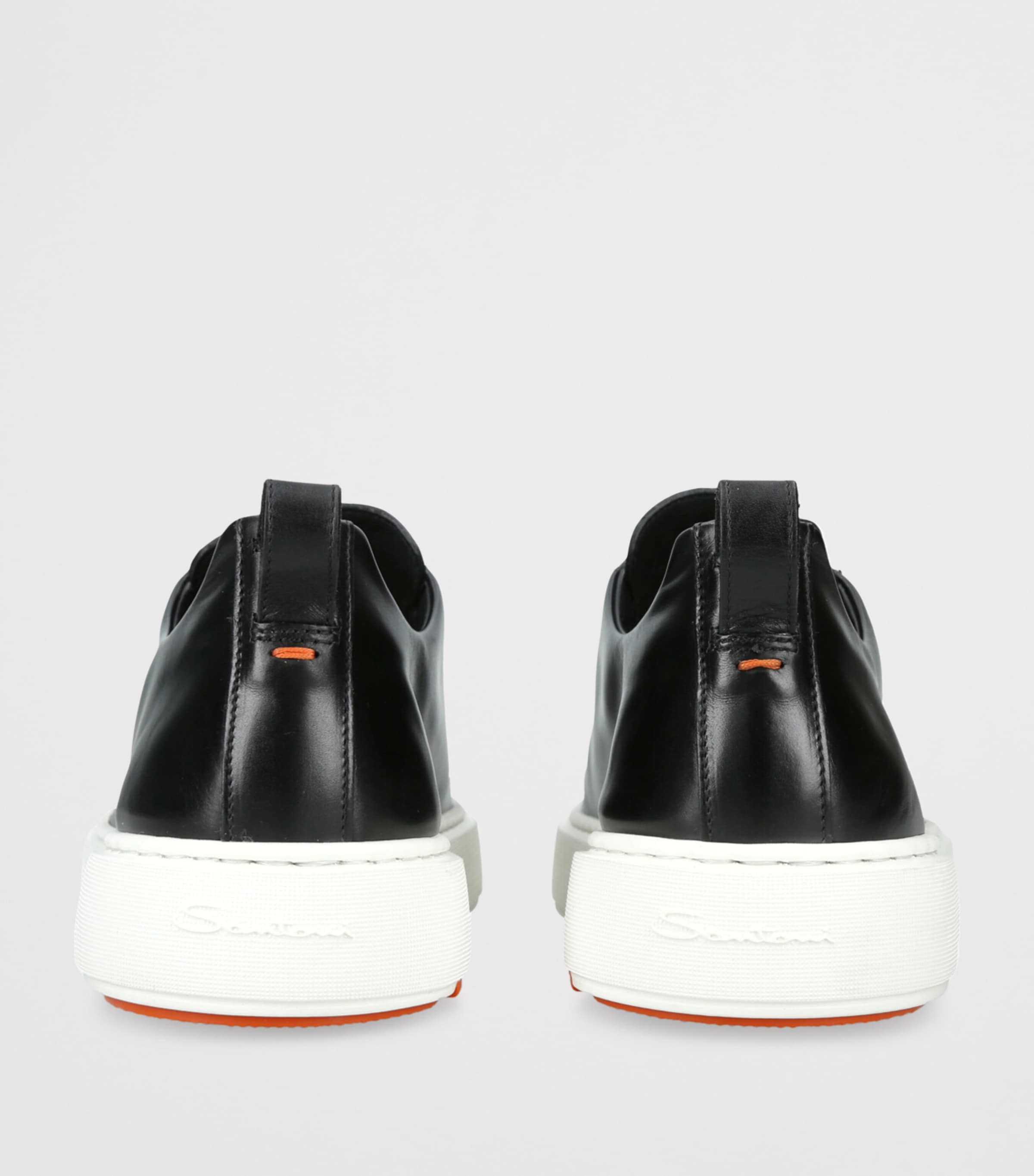 スニーカー Santoni Clean Sneakers In Grainy Leather Santoni Leather Clean Icon Victory Sneakers | Harrods US