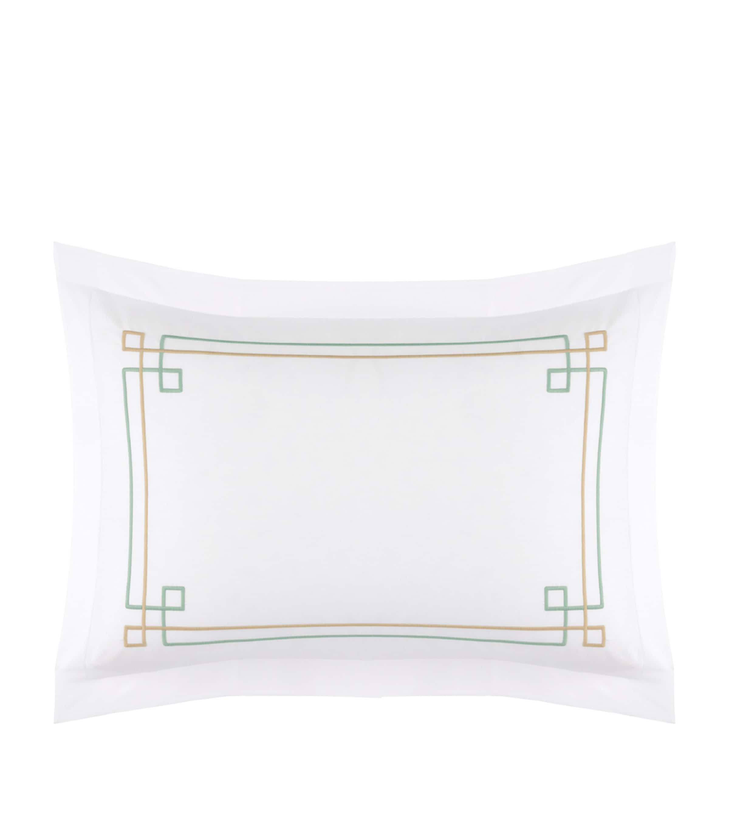 Yves Delorme Villa Standard Oxford Pillowcase (50cm x 75cm) Multicoloured Image 1