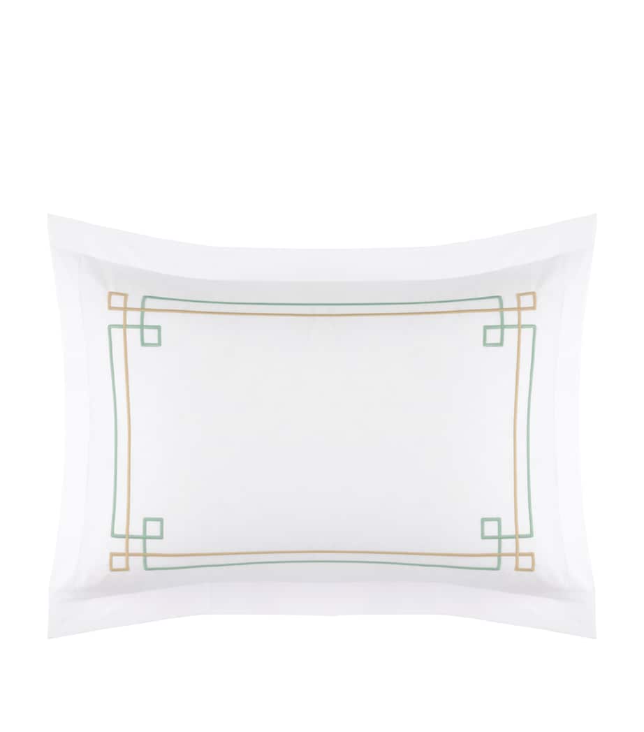 Yves Delorme Villa Standard Oxford Pillowcase (50cm x 75cm) Multicoloured Image 1