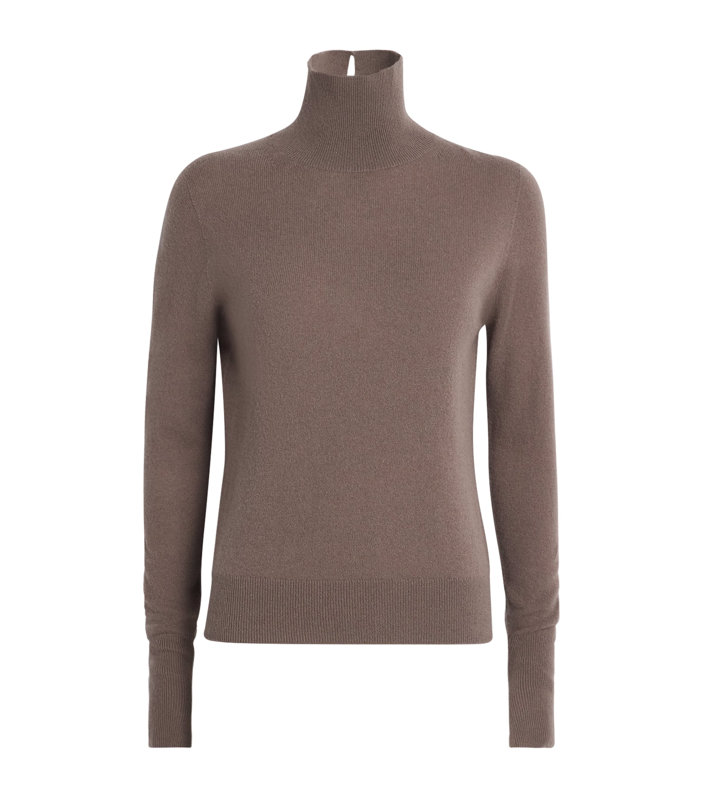 Cashmere-Blend Rollneck Sweater MUSHROOM Image 1