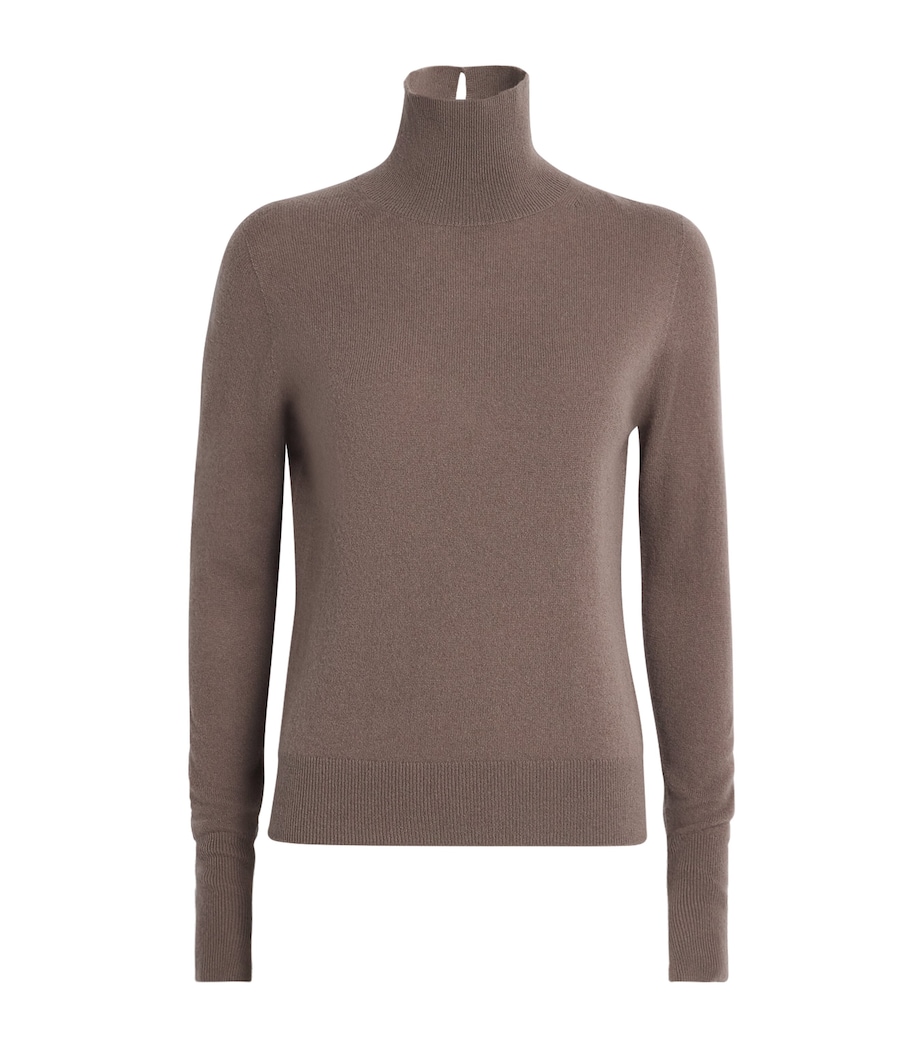 Cashmere-Blend Rollneck Sweater MUSHROOM Image 1