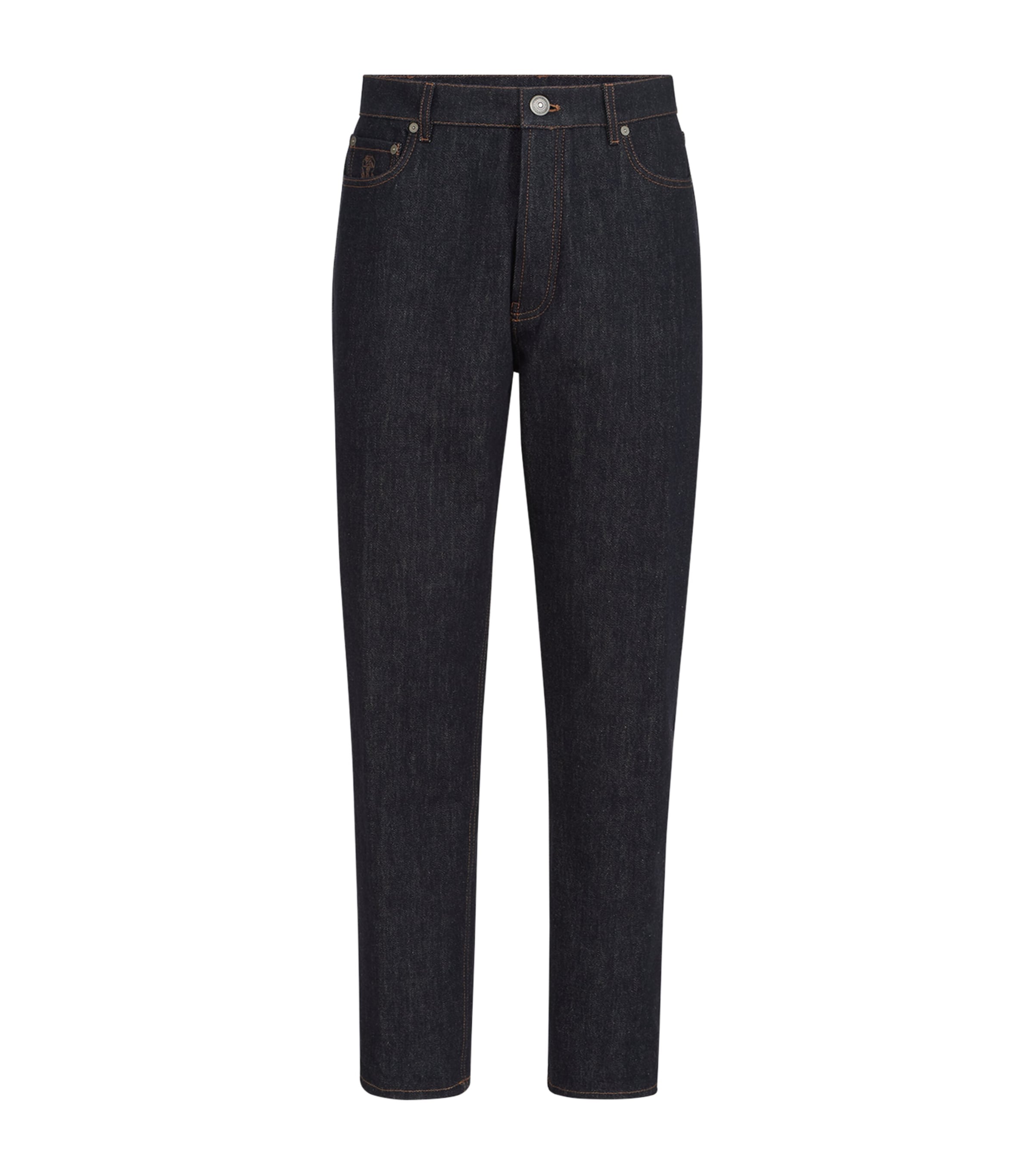 Brunello Cucinelli Mens Japanese Denim Jeans Image 1