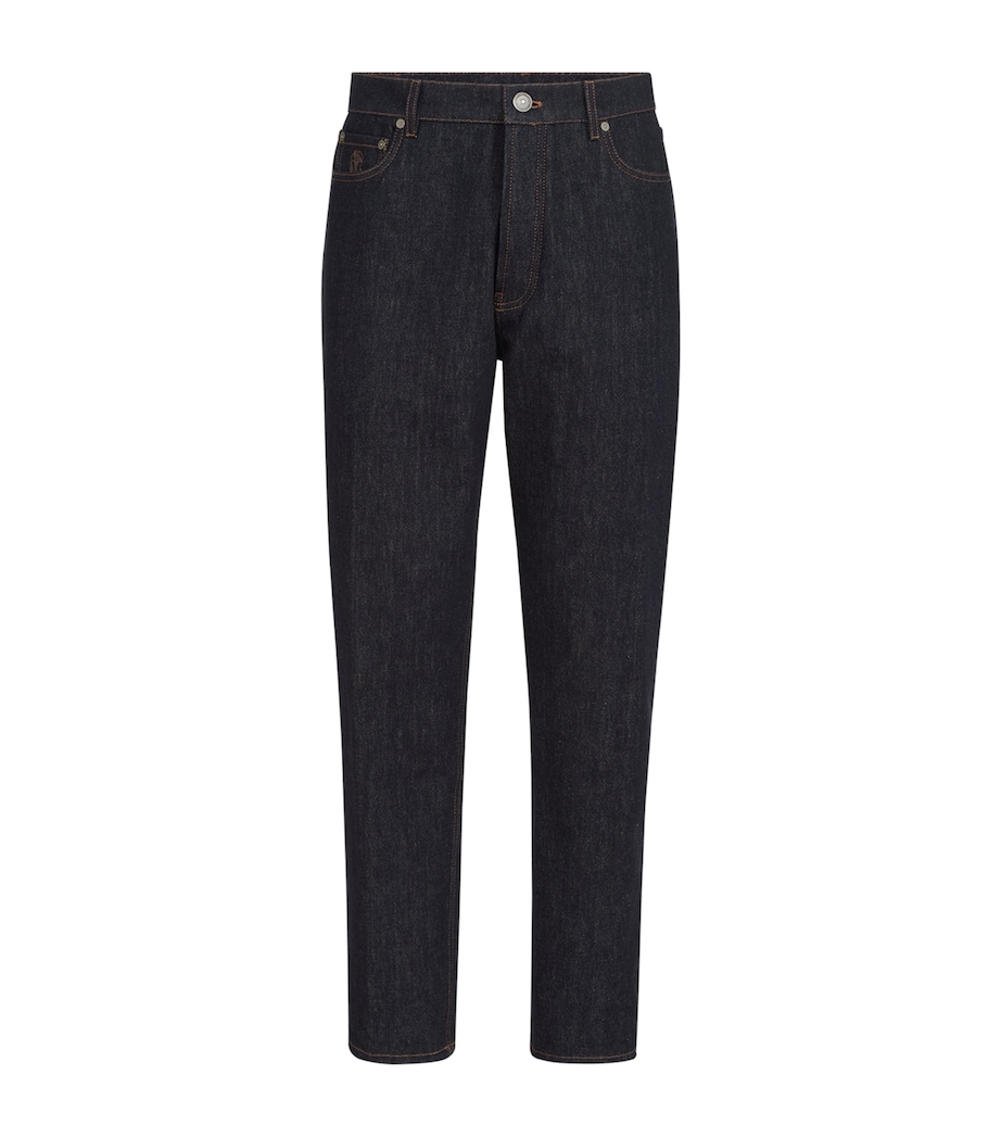 Brunello Cucinelli Mens Japanese Denim Jeans Image 1