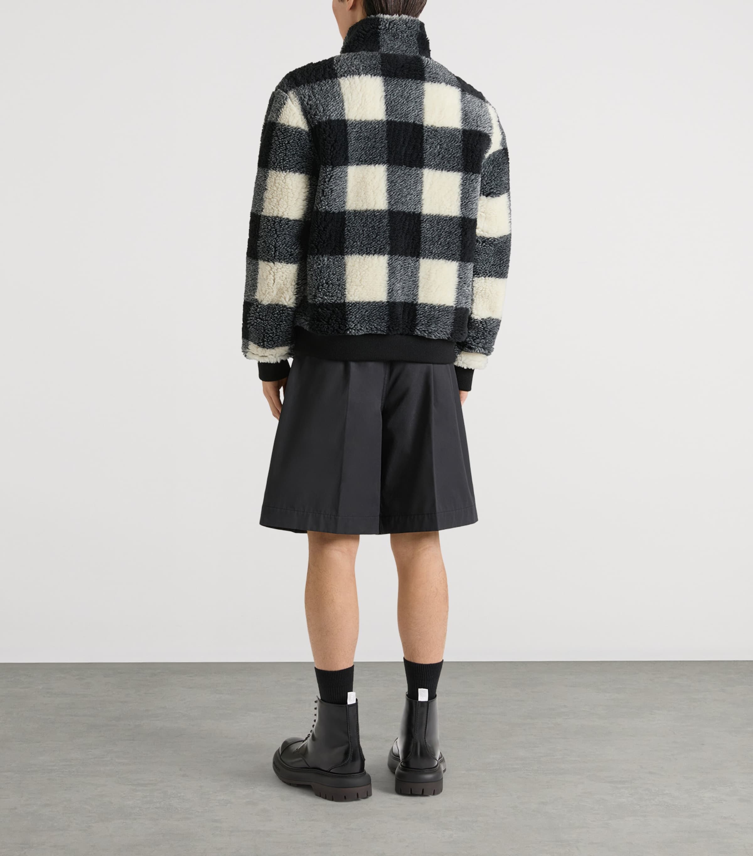 Givenchy Mens Fleece Bomber Jacket Image 3