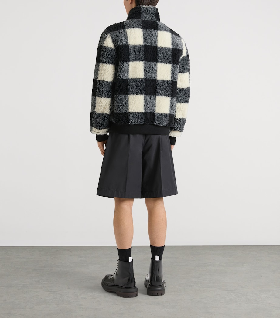 Givenchy Mens Fleece Bomber Jacket Image 3
