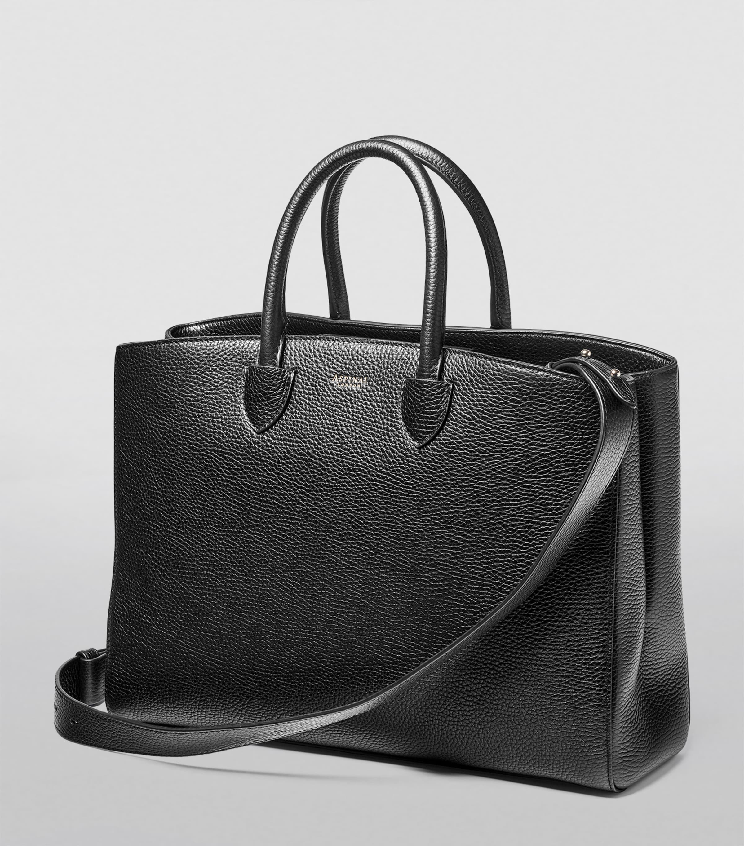 Aspinal Of London Leather Madison Tote Bag Black Image 5
