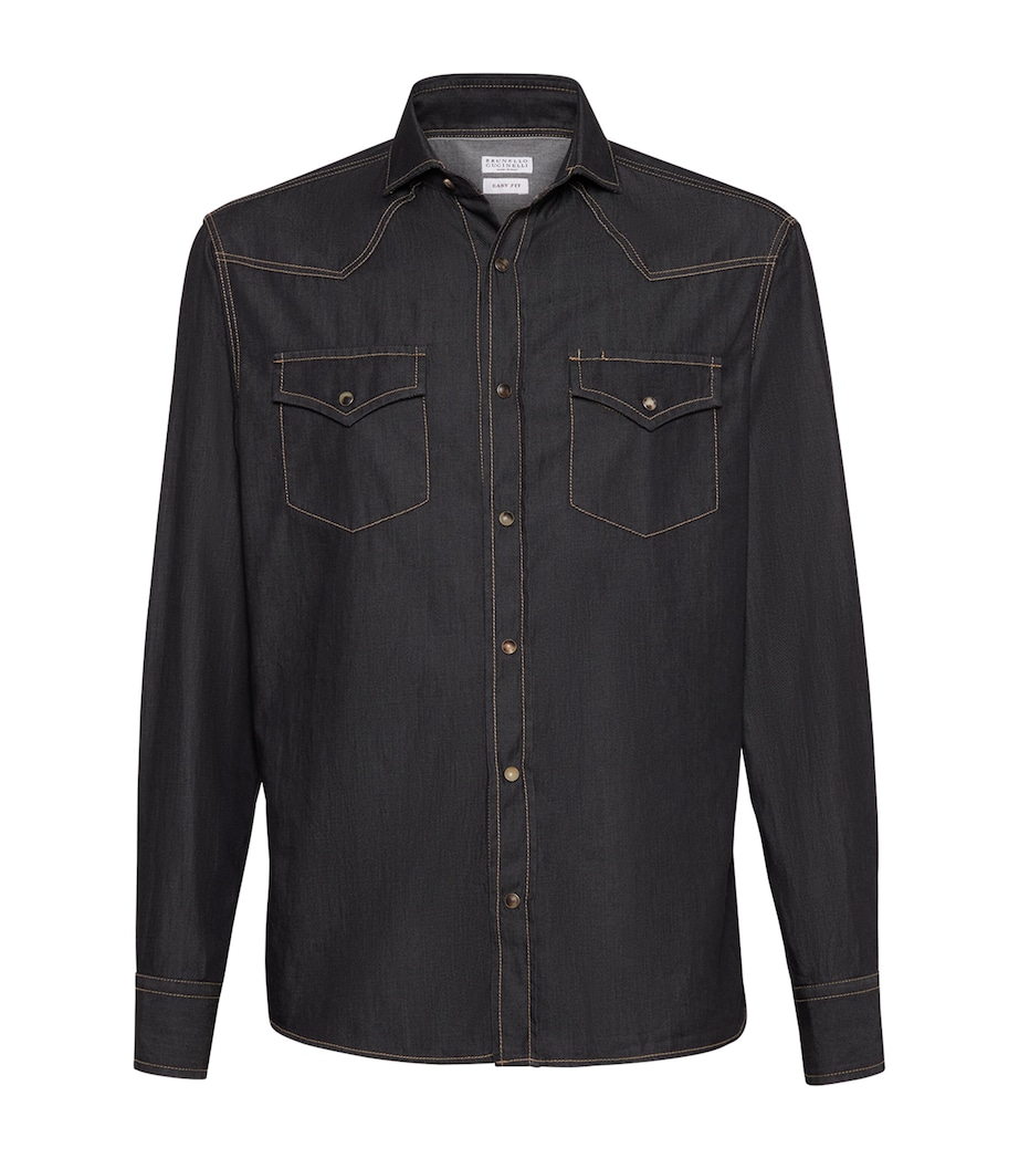 Denim Western Shirt CYL88 Image 1