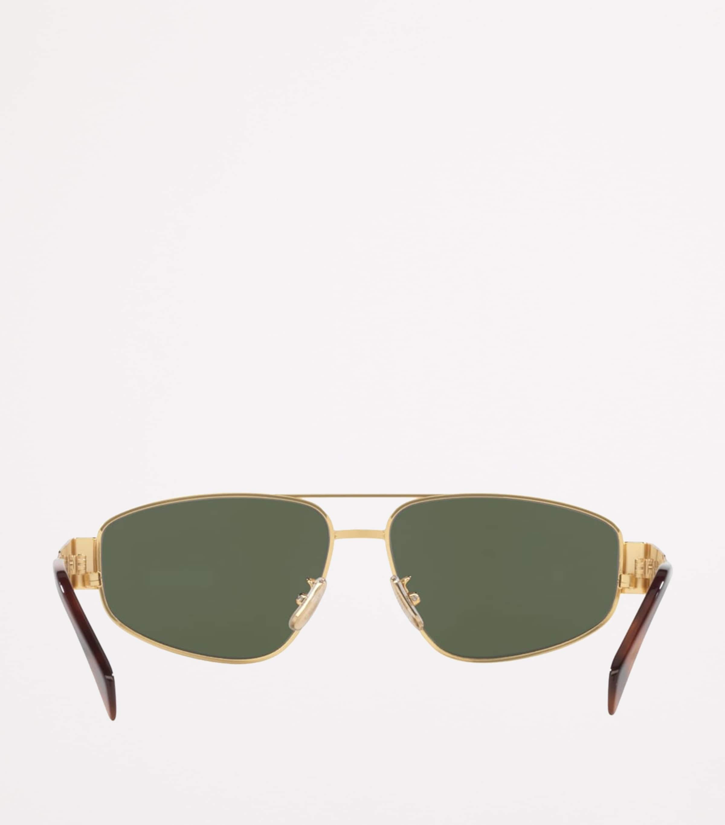 Celine Metal Triomphe Pilot Sunglasses Image 4