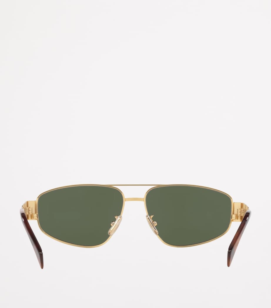 Celine Metal Triomphe Pilot Sunglasses Image 4