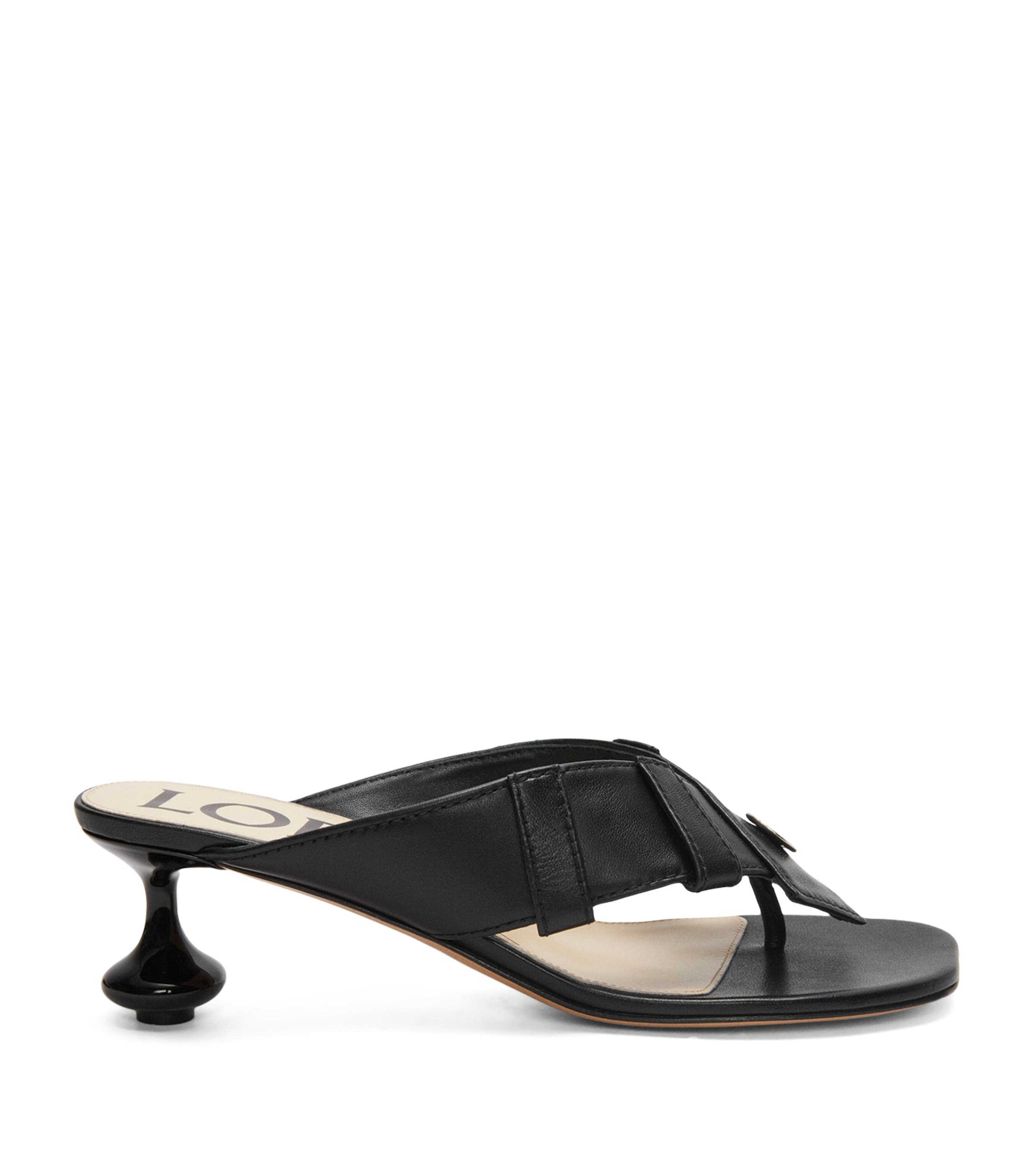 LOEWE TOY PANTA TOE POST SANDALS 45 