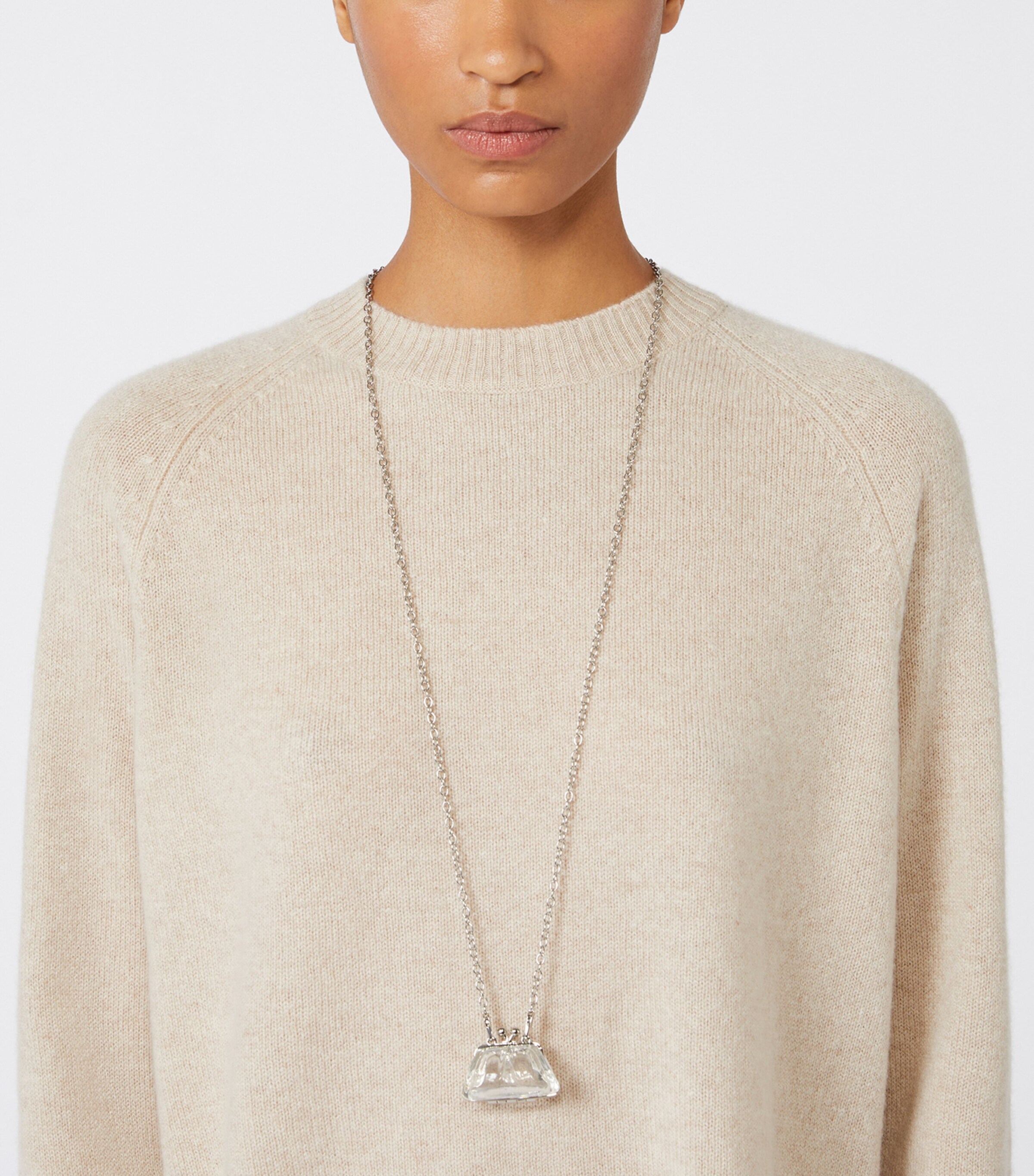 Weekend Max Mara Pasticcino Bag Pendant Necklace Transparent Image 2