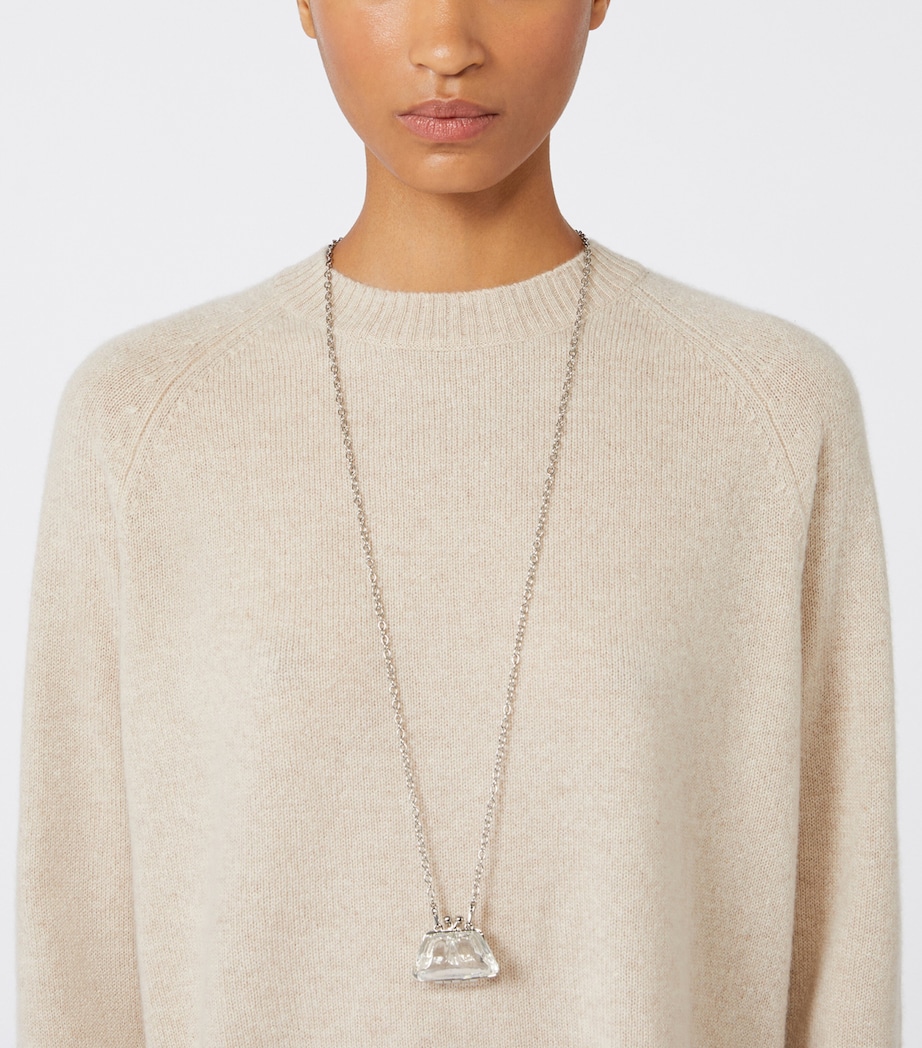 Weekend Max Mara Pasticcino Bag Pendant Necklace Transparent Image 2
