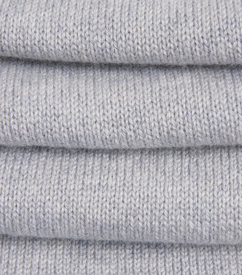 Harrods Womens Cashmere Wide-Leg Sweatpants Coyote Image 6