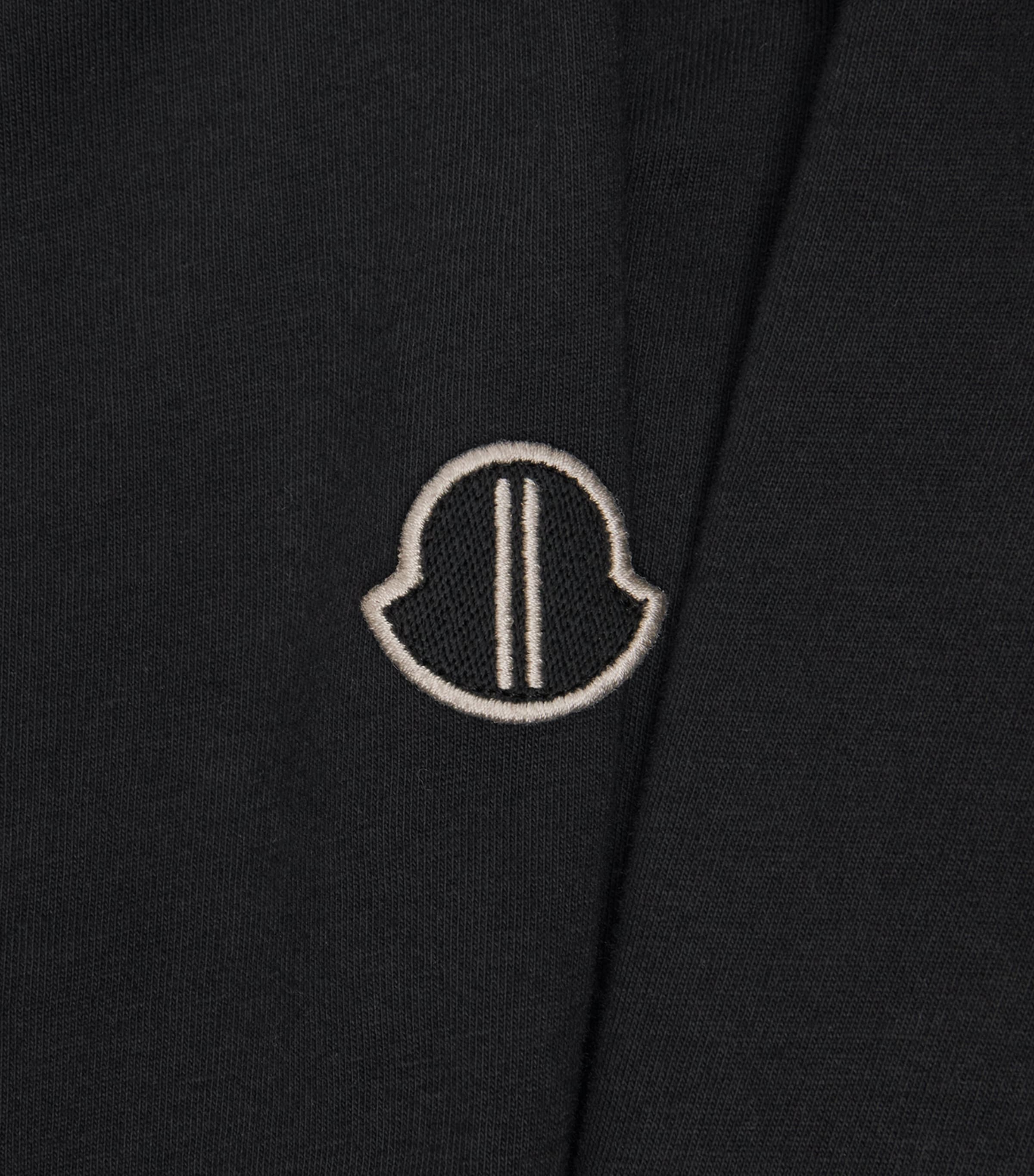 x Moncler Cotton Long-Sleeve Girder T-Shirt 999 - BLACK Image 5