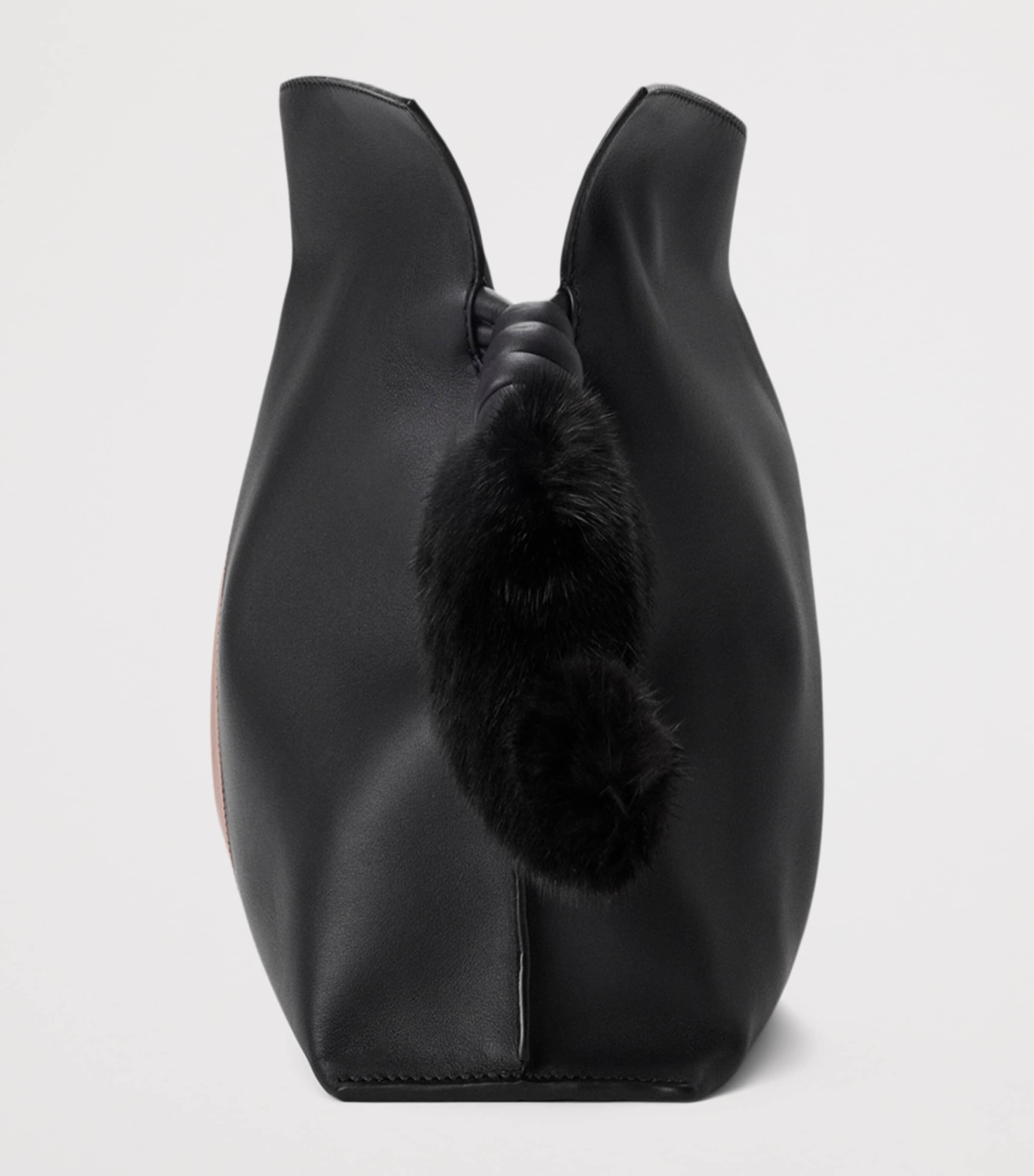 LOEWE Medium Lion Intarsio Flamenco Clutch Bag Black/pecan Image 3