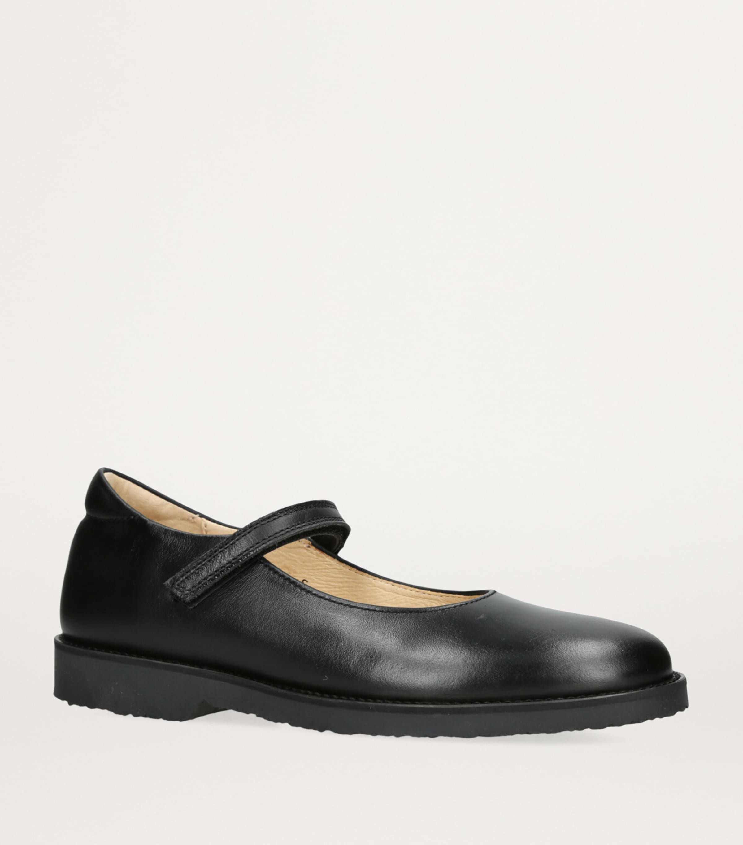 papouelli Leather Emilia Shoes Black Image 3