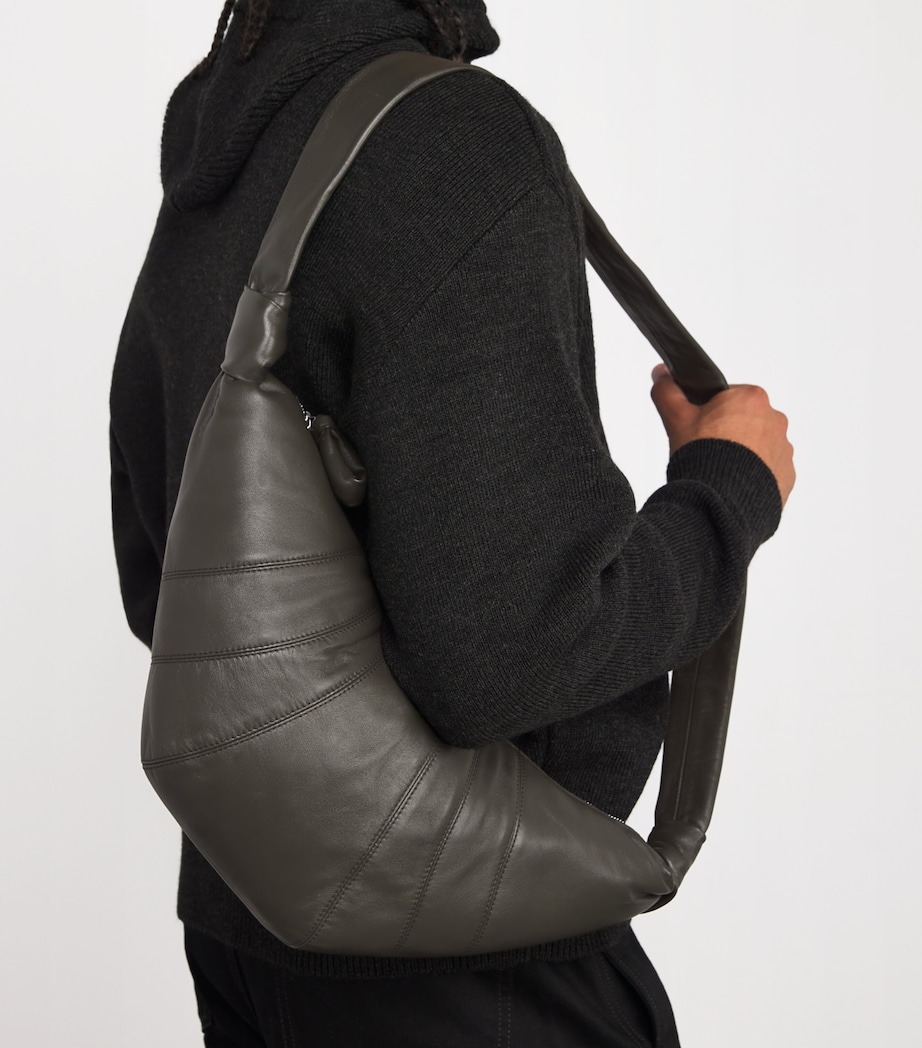 Medium Nappa Leather Croissant Bag SHERWOOD Image 5