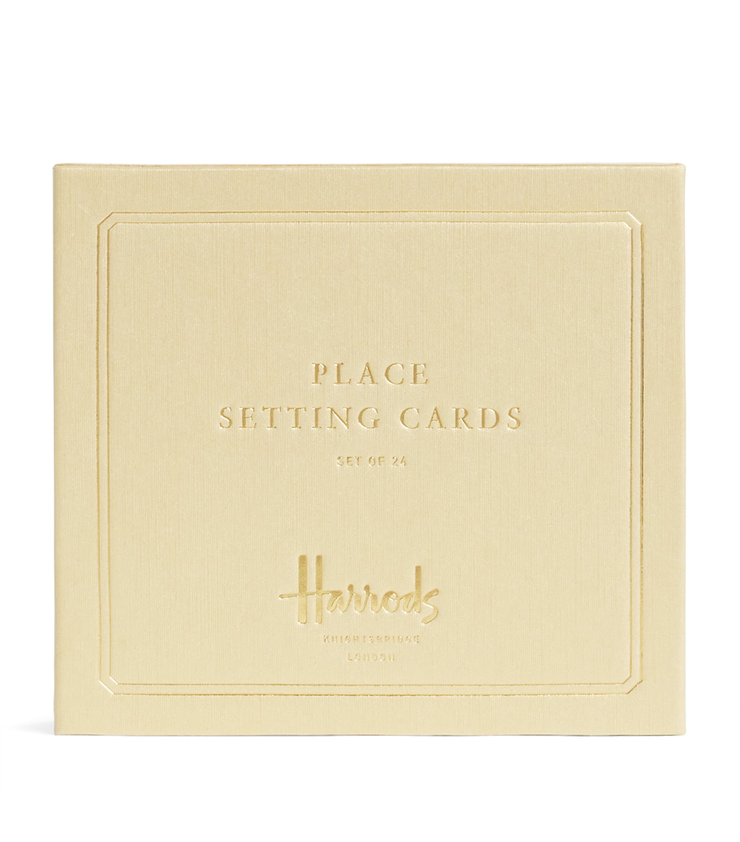 Harrods Place Setting Cards In Green