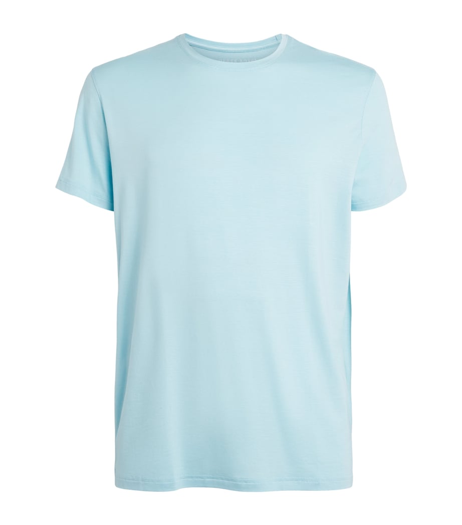 Derek Rose Mens Basel Lounge T-Shirt Blu Image 1