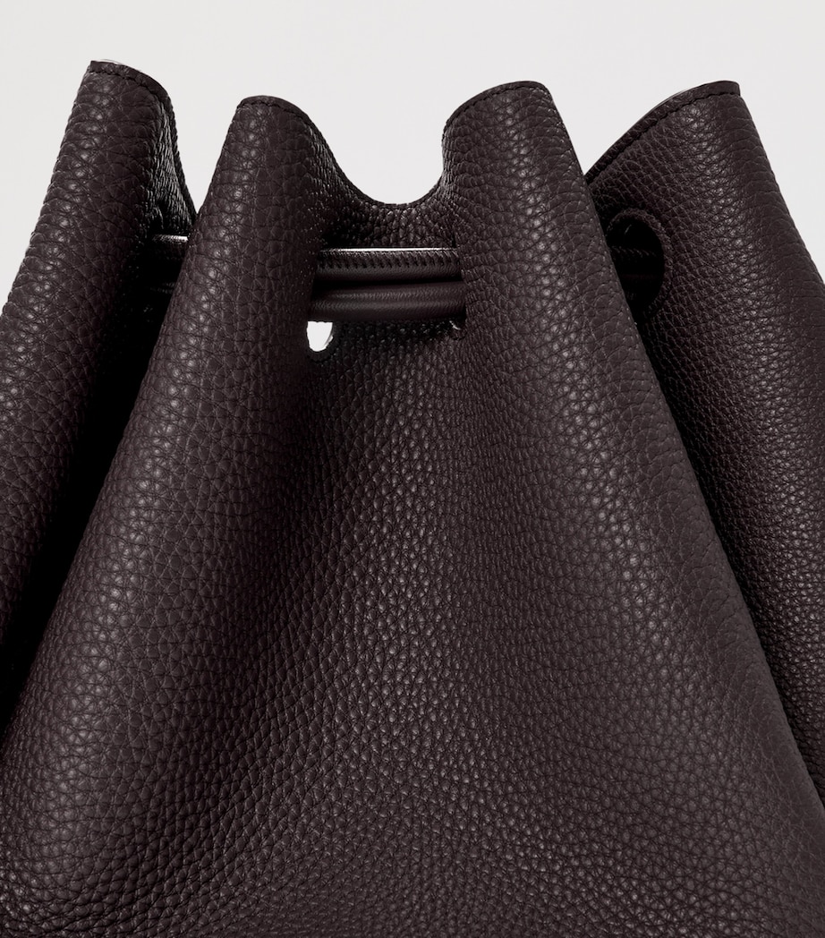 Medium Leather Madrid Shoulder Bag DARK EBONY Image 13