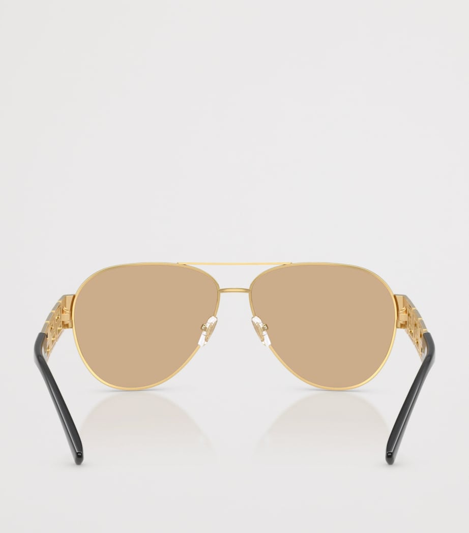 Versace Metal VE2289 Pilot Sunglasses Image 4
