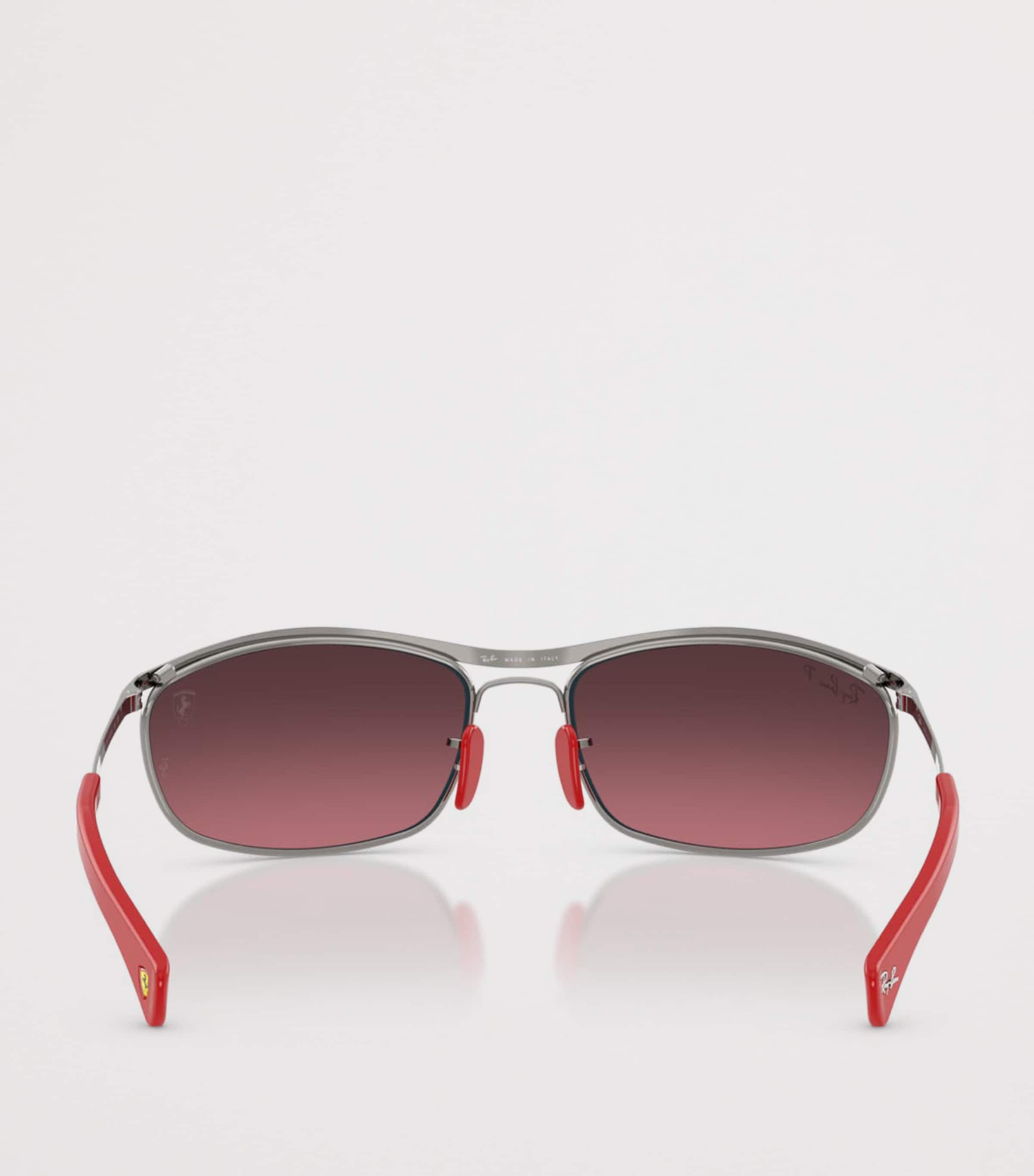 Ray-Ban Scuderia Ferrari Collection Oval Sunglasses Grey Image 4
