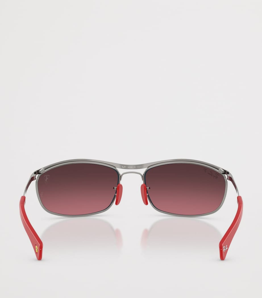 Ray-Ban Scuderia Ferrari Collection Oval Sunglasses Grey Image 4