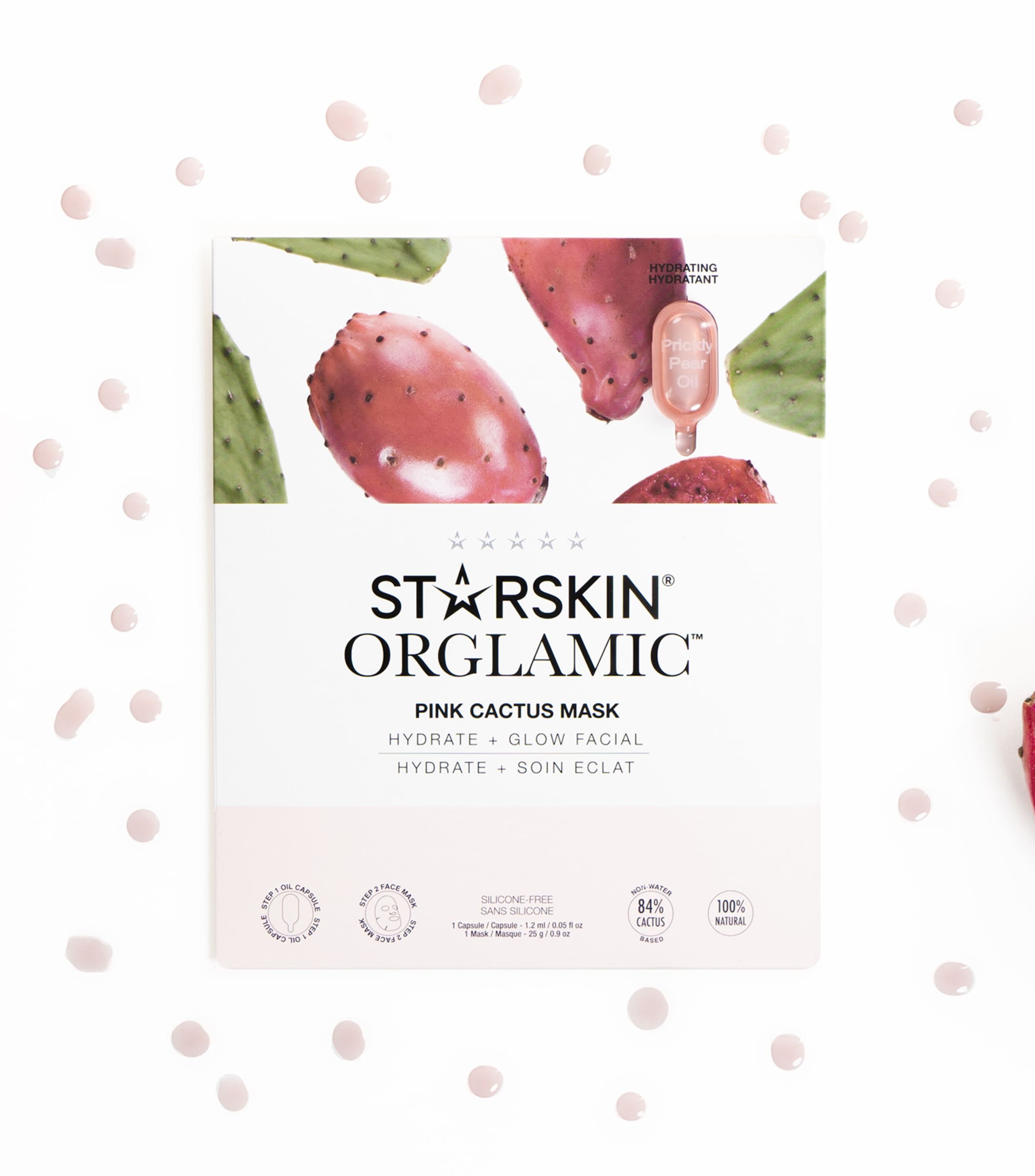 Orglamic Pink Cactus Mask (1.2Ml) NO COLOUR Image 3
