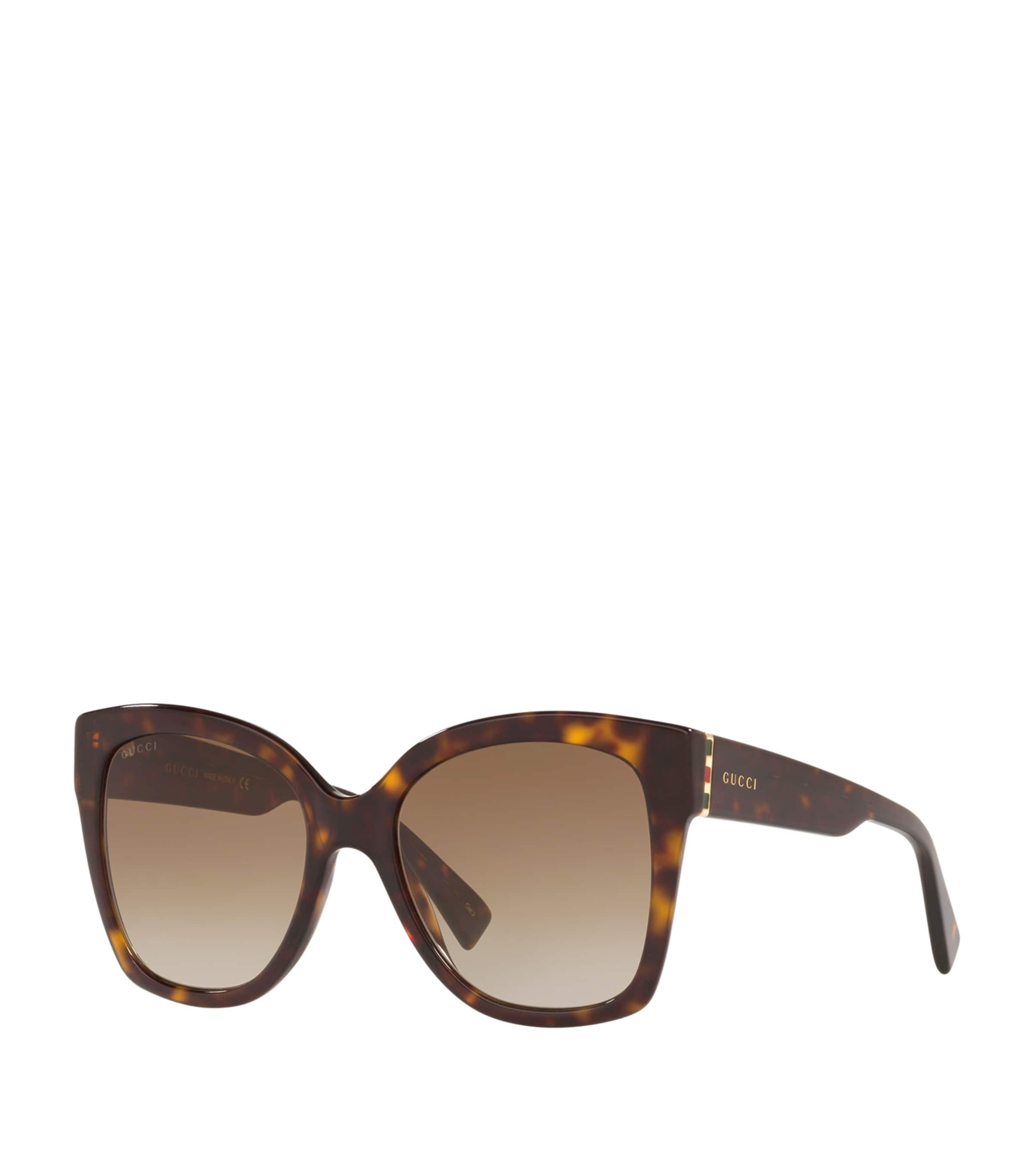 サングラス GUCCI TORTOISESHELL RECTANGULAR ACETATE SUNGLASSES Gucci Tortoiseshell Rectangular Sunglasses Gucci