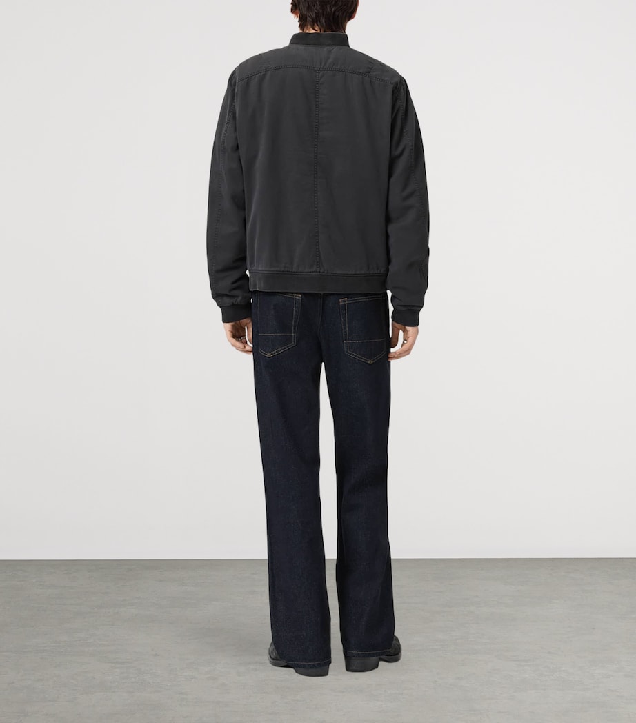 AllSaints Mens Mullen Straight Jeans Rinse Selvedge Image 6