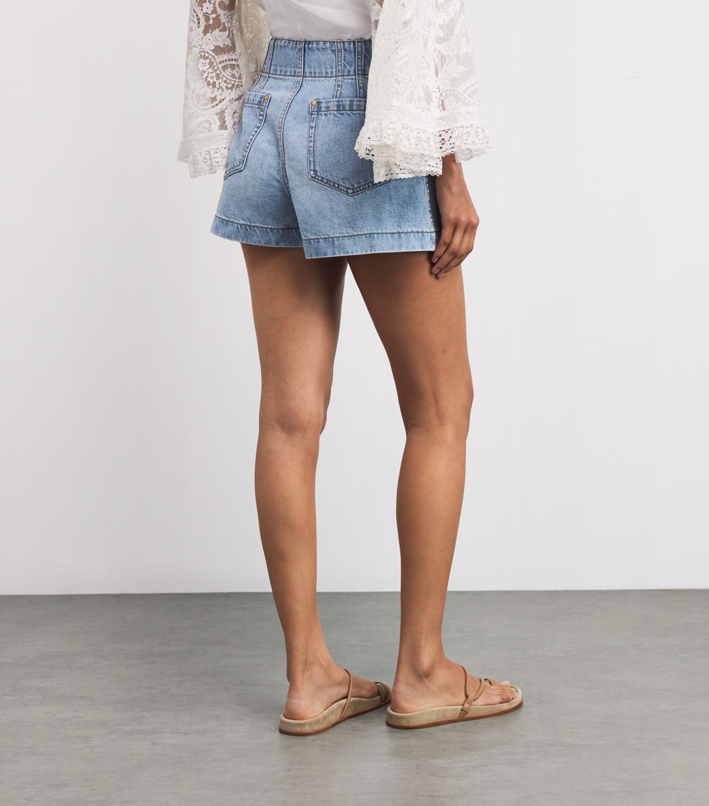 Denim Lucky Shorts SKYLK/SKYLARK Image 4