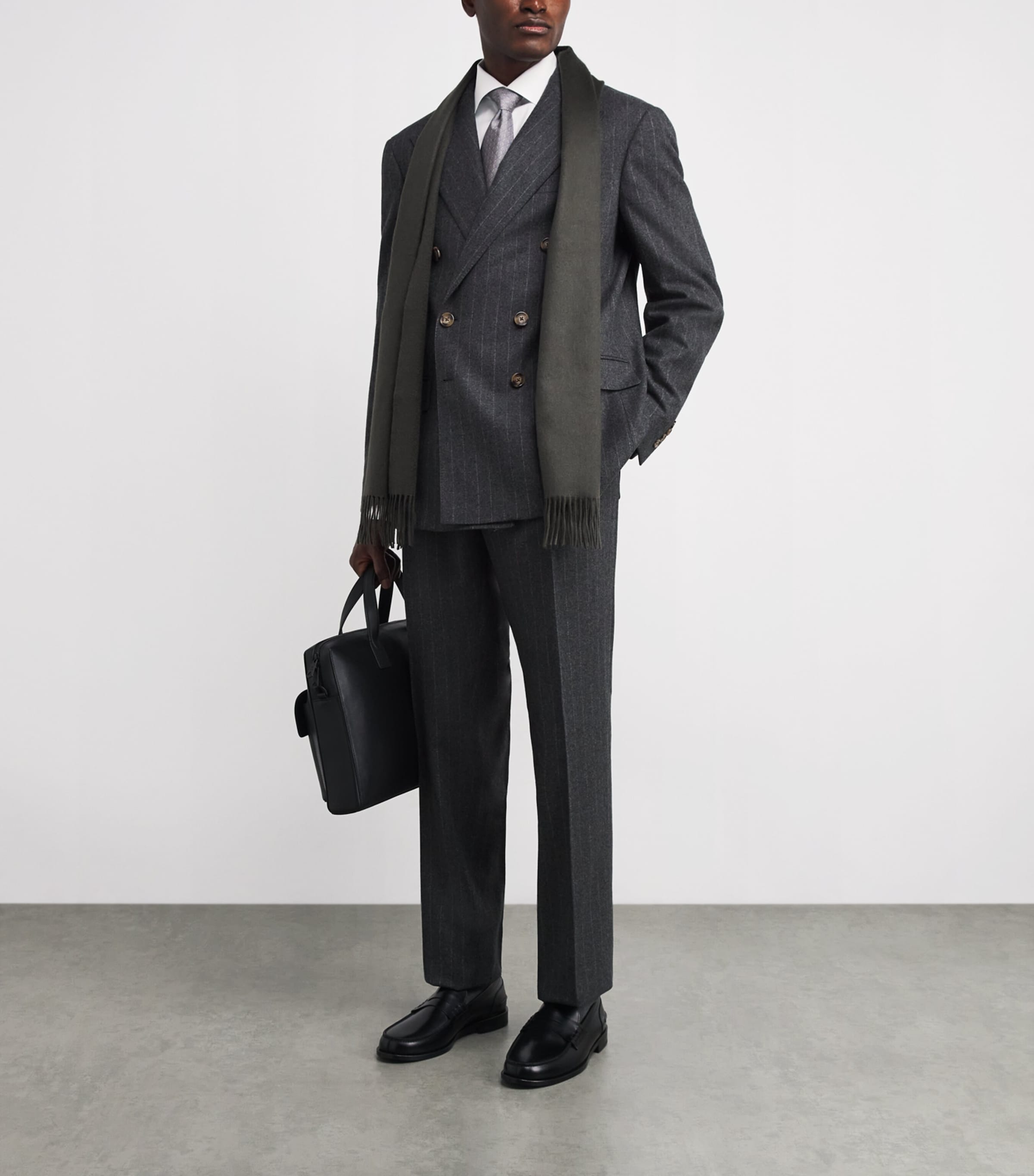 Cotton Dobby Contemporary Fit Shirt 0WHITE Image 2