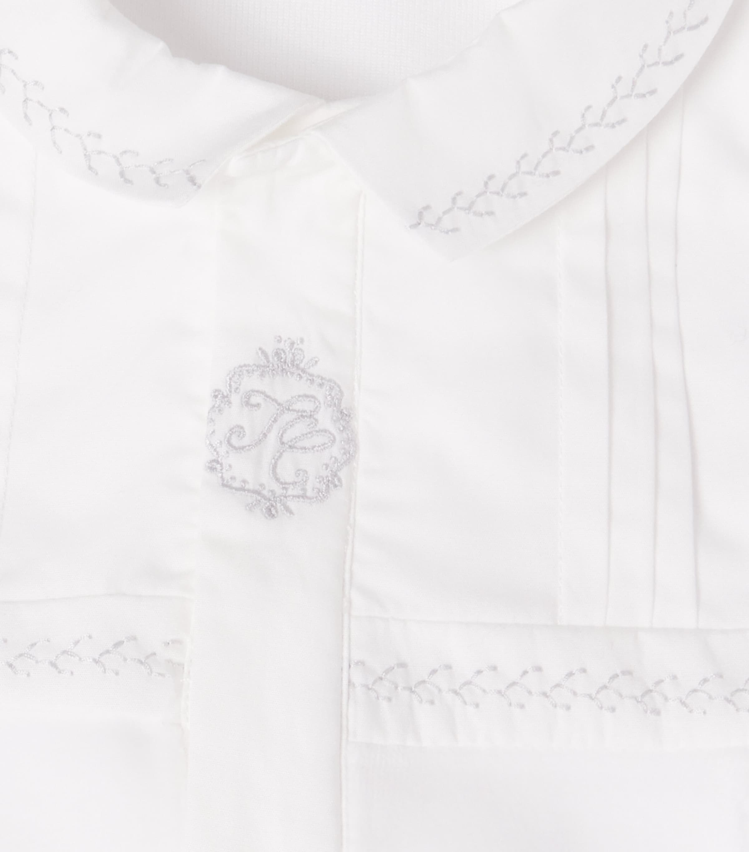 Embroidered All-In-One (Newborn-2 Years) 1BLANC Image 3