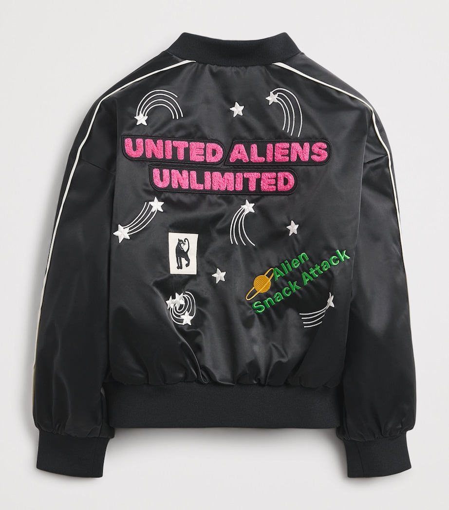 Ritzratz Patch Jacket (3-11 Years) BLACK Image 2